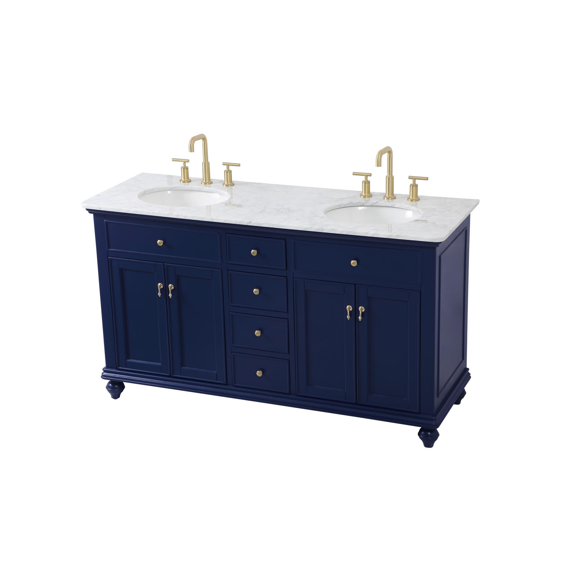 Shown in Blue finish