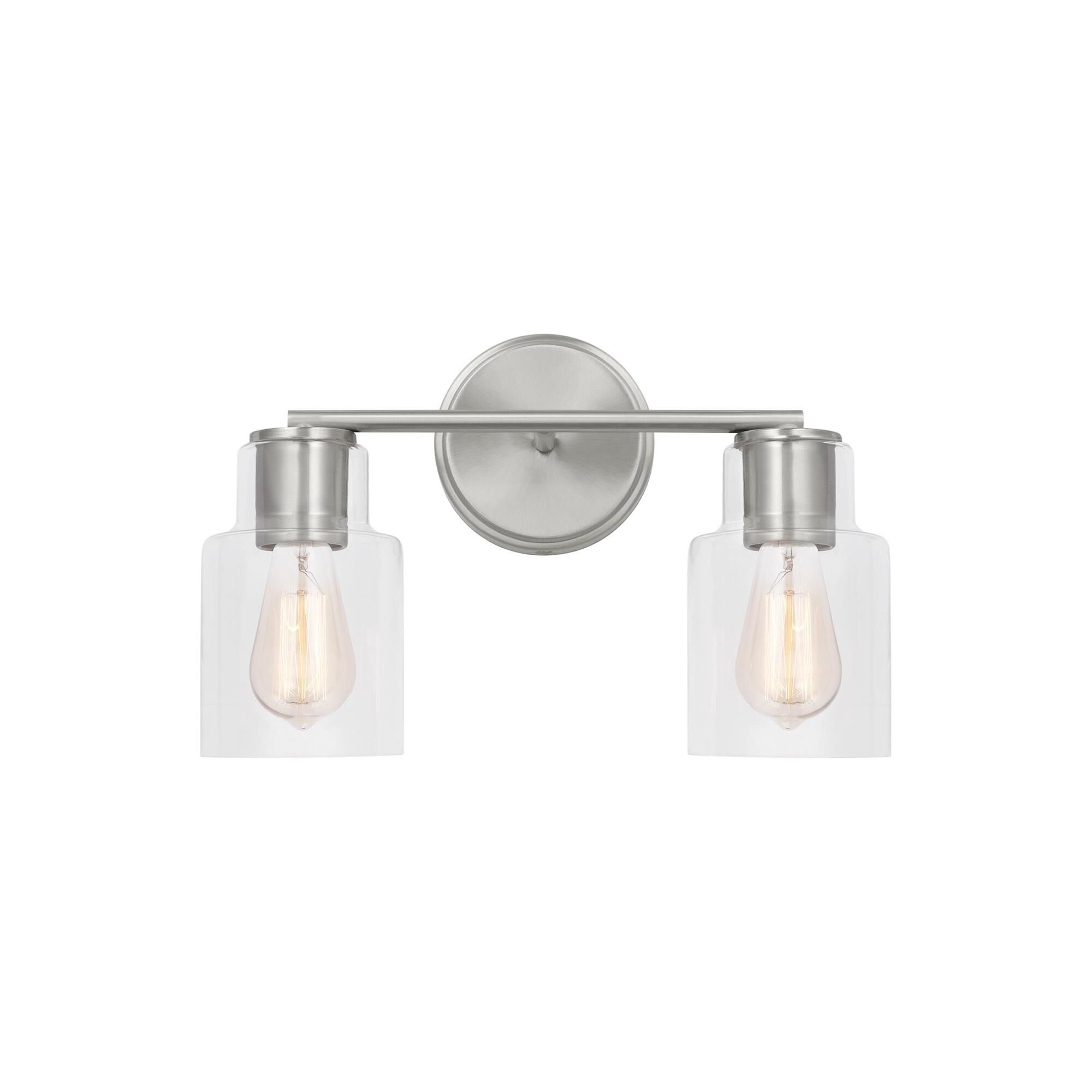Drew & Jonathan Sayward 14 Inch 2 Light Bath Vanity Light by Visual Comfort Studio Collection