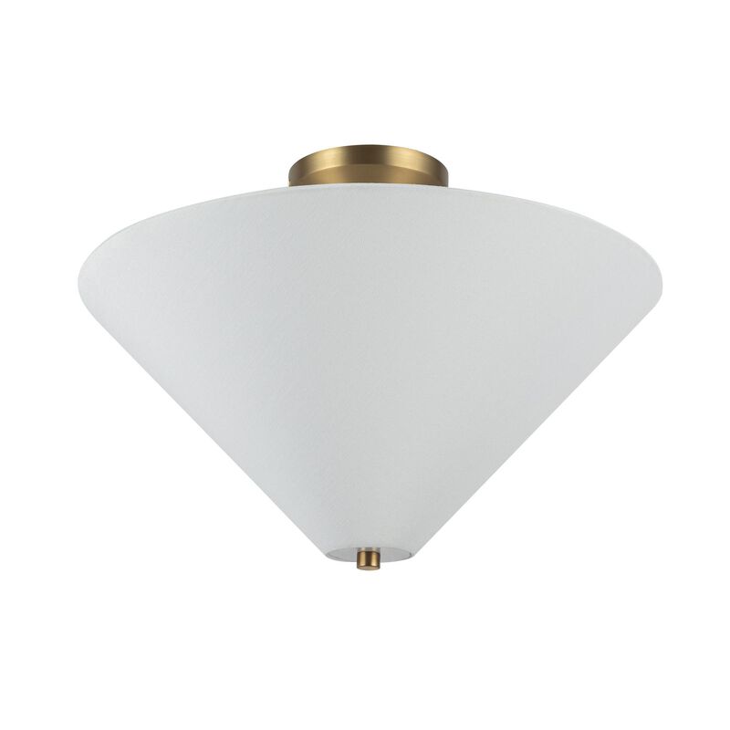 Peyton Fox Bridgette 16 Inch Semi Flush Mount by Alora Mood