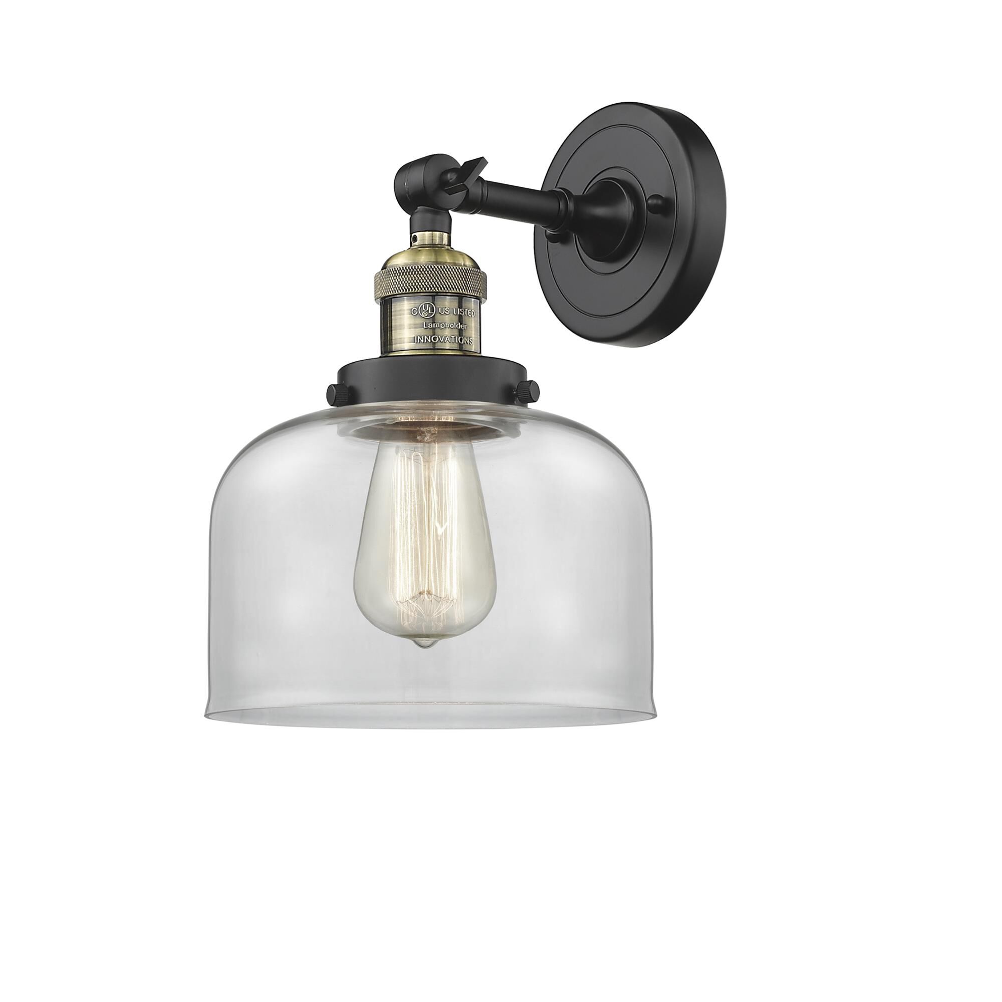 Bruno Marashlian Large Bell 8 Inch 1 Light Semi Flush Mount by Innovations Lighting