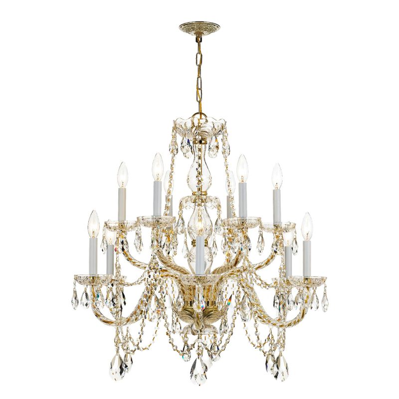 Traditional Crystal 31 Inch Chandelier by Crystorama