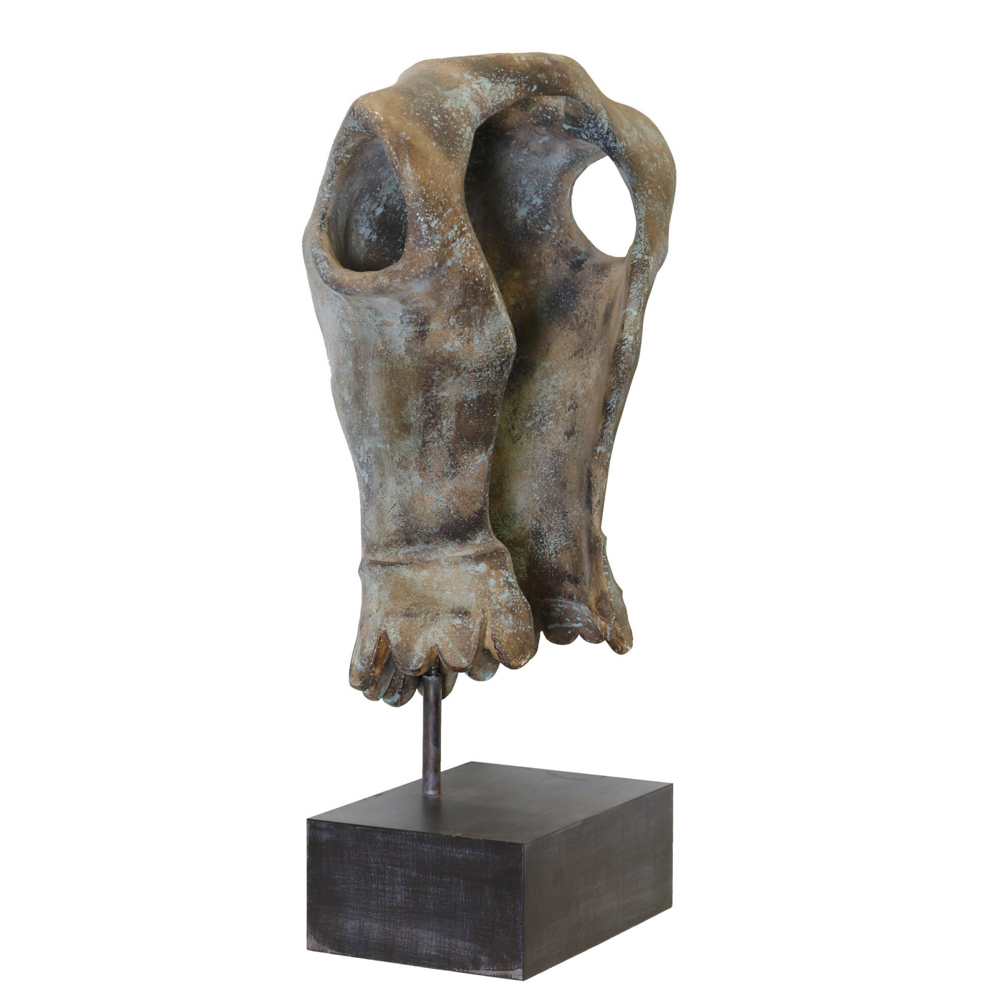 Brutus Bust 34 Inch  Sculpture by Harp and Finial