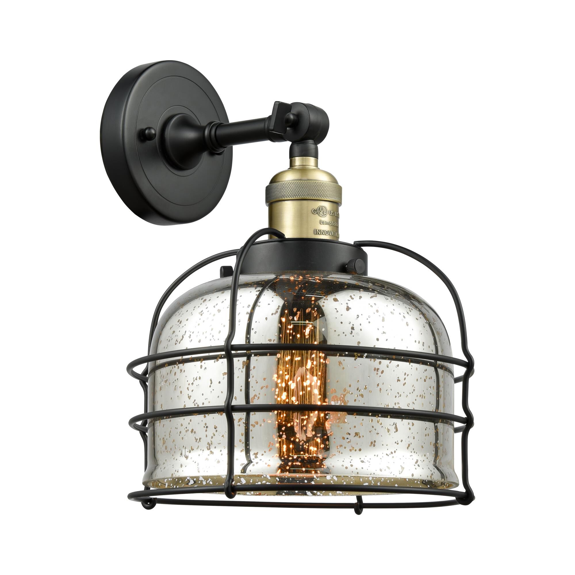 Innovations Lighting Bruno Marashlian Large Bell Cage 12 Inch Wall Sconce