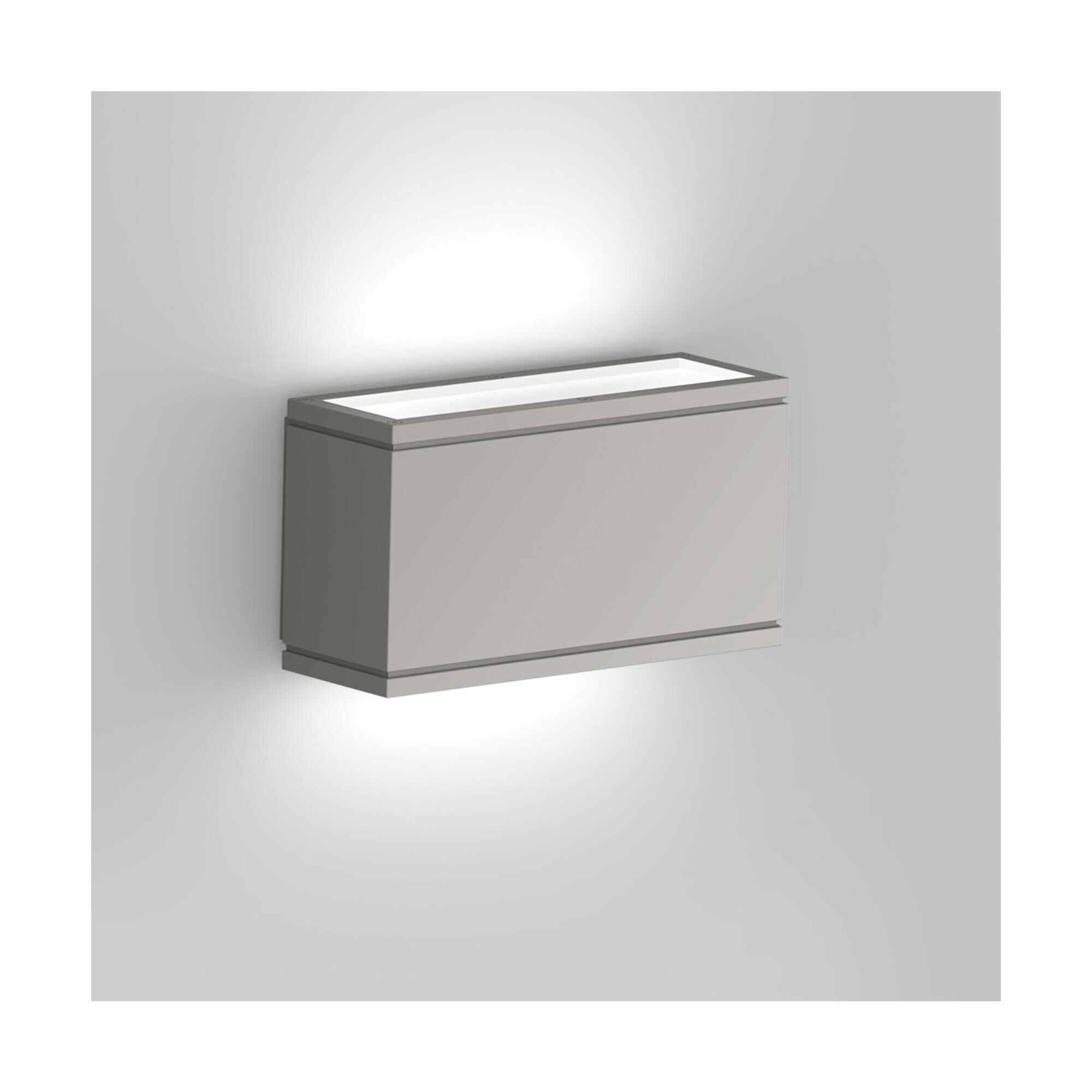 Shown in Brushed Aluminum finish and White Diffuser glass