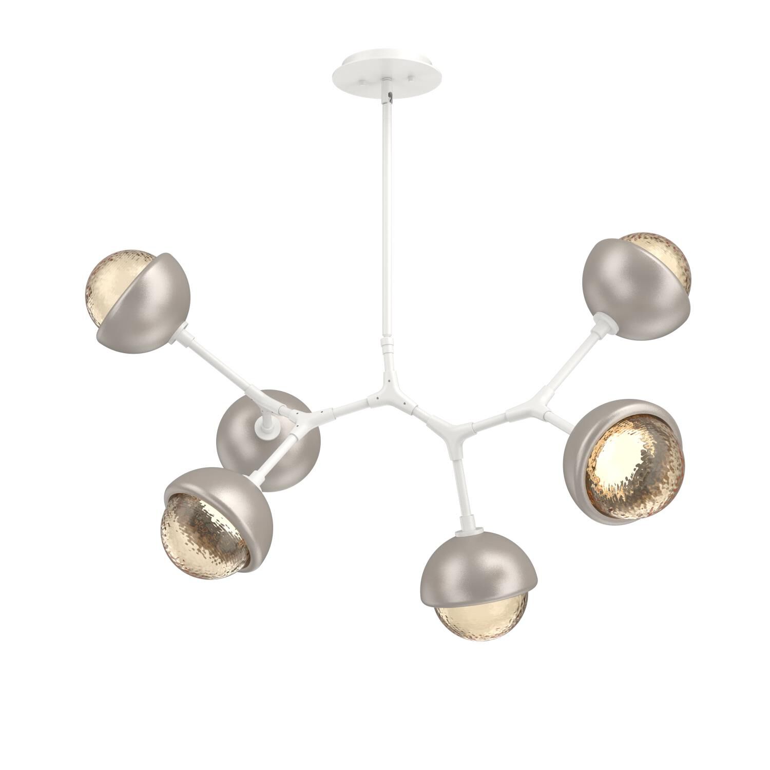 Levi Wilson Cabochon 31 Inch Linear Suspension Light by Hammerton Studio