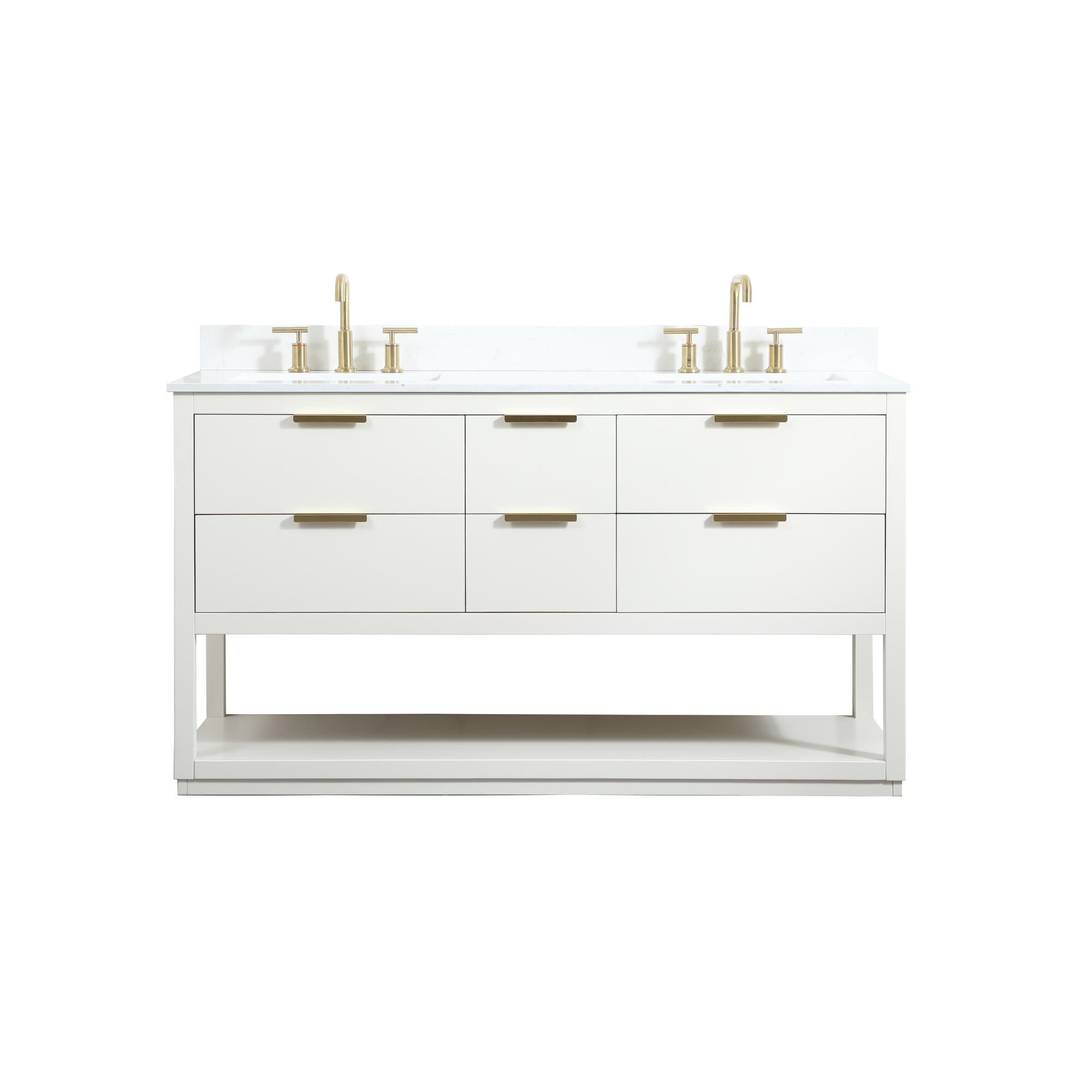 Larkin 60 Inch Bath Vanity by Elegant Decor