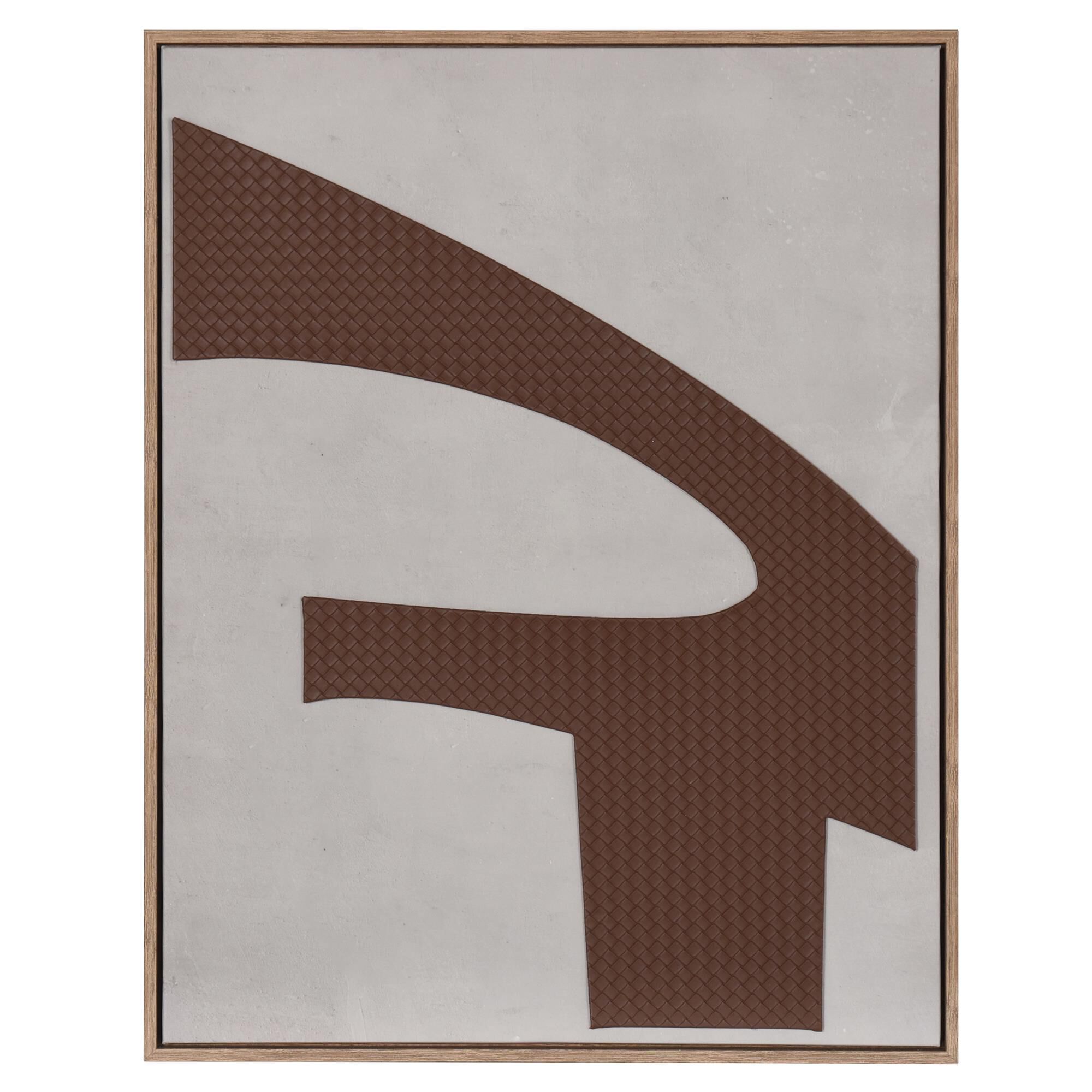 Abstract Leather Alternative Wall Art by Stylecraft
