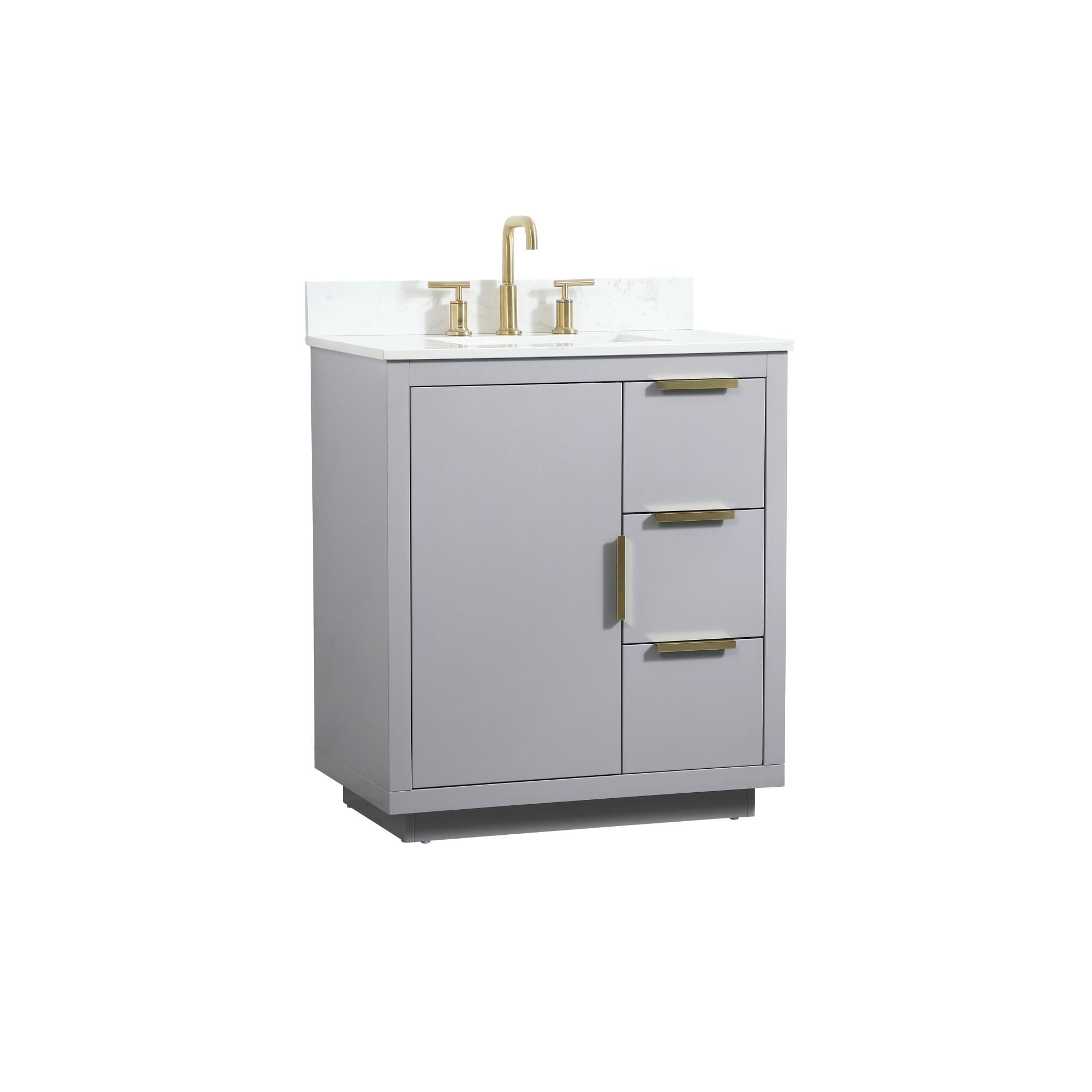 Shown in Grey finish