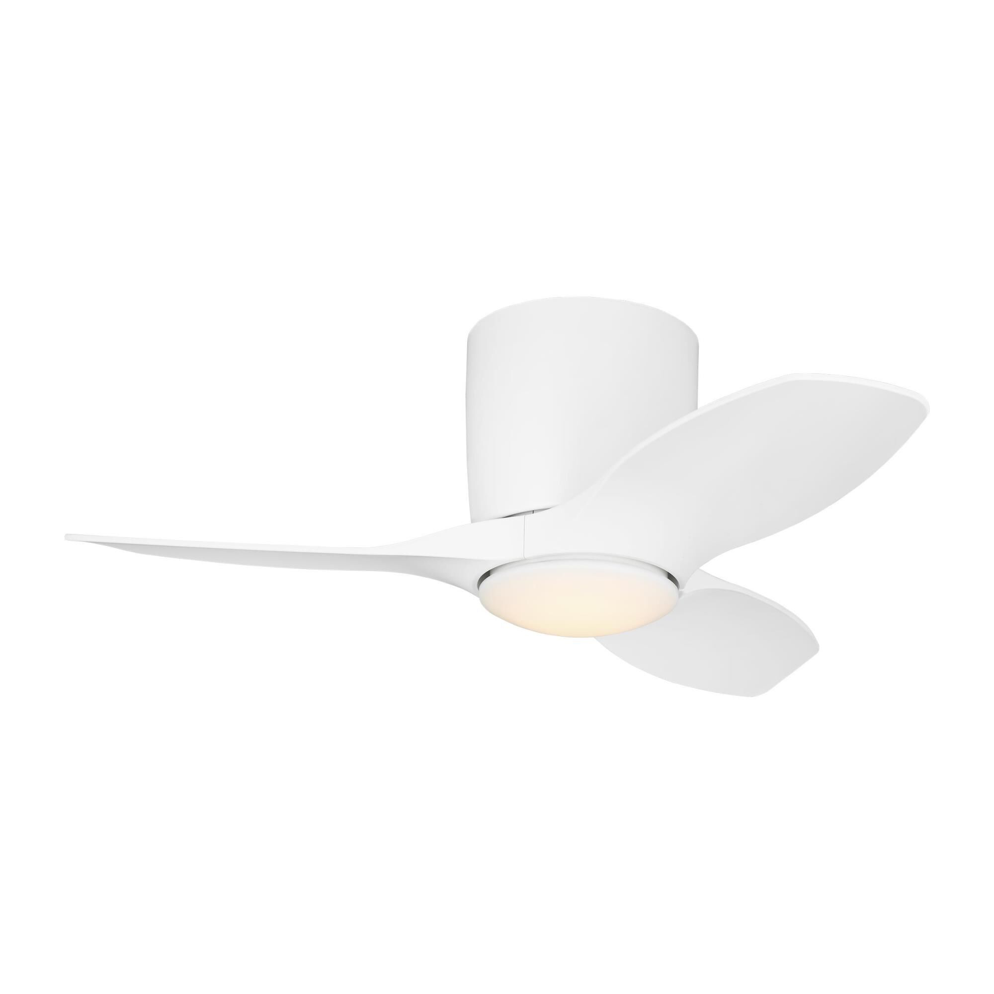 Titus Hugger 32 Inch Flush Mount Fan With Light Kit by Generation Lighting