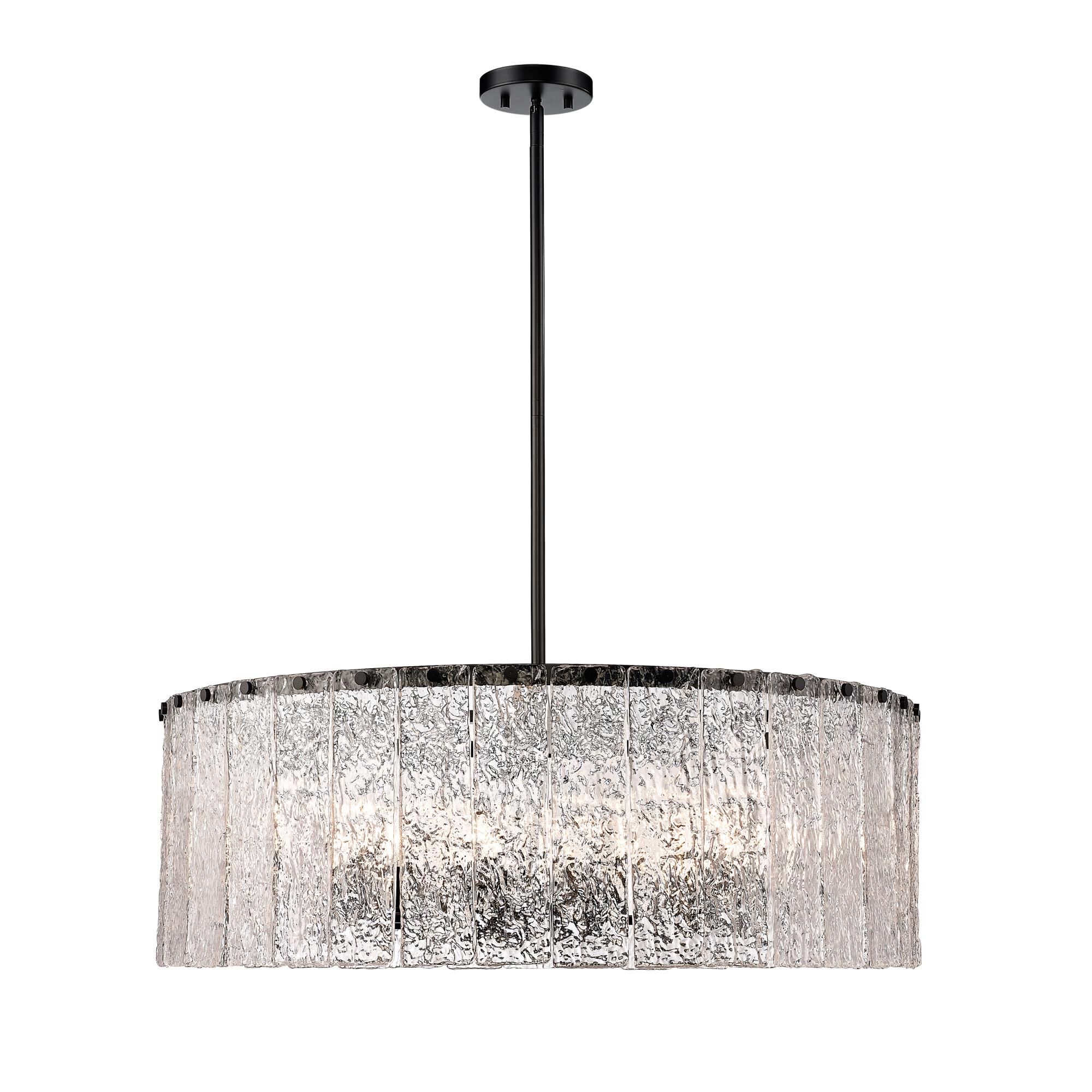 Glacier 32 Inch 12 Light Chandelier by Z-Lite