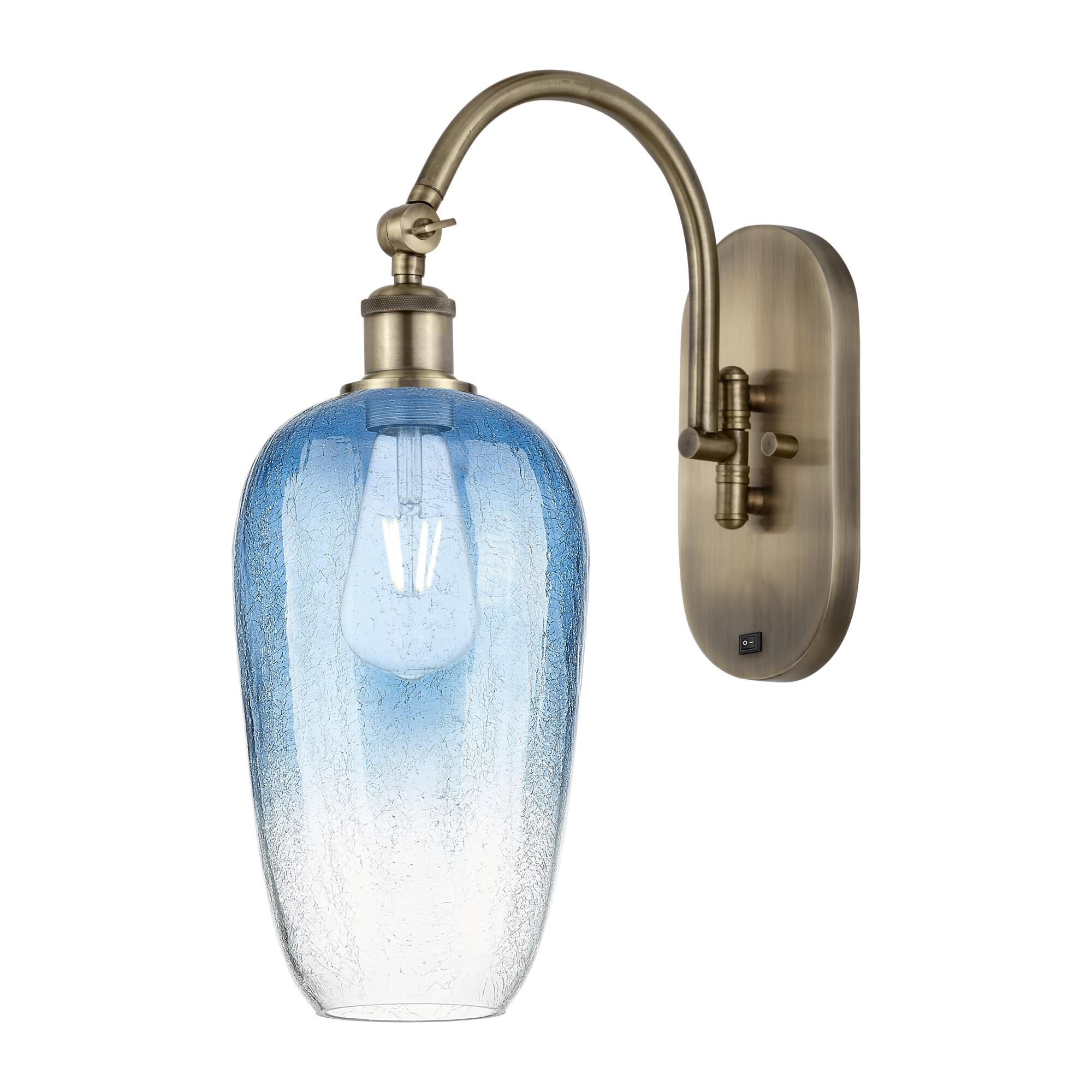 Bruno Marashlian Brookhaven Flute 7 Inch Wall Swing Lamp by Innovations Lighting