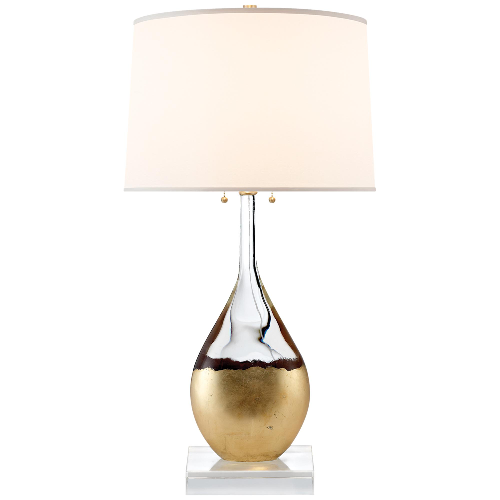 Shown in Crystal finish and Silk shade