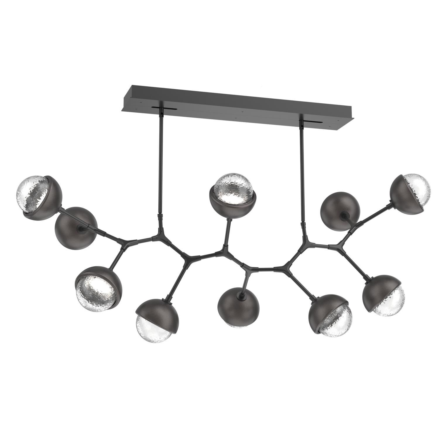 Levi Wilson Cabochon 56 Inch Linear Suspension Light by Hammerton Studio