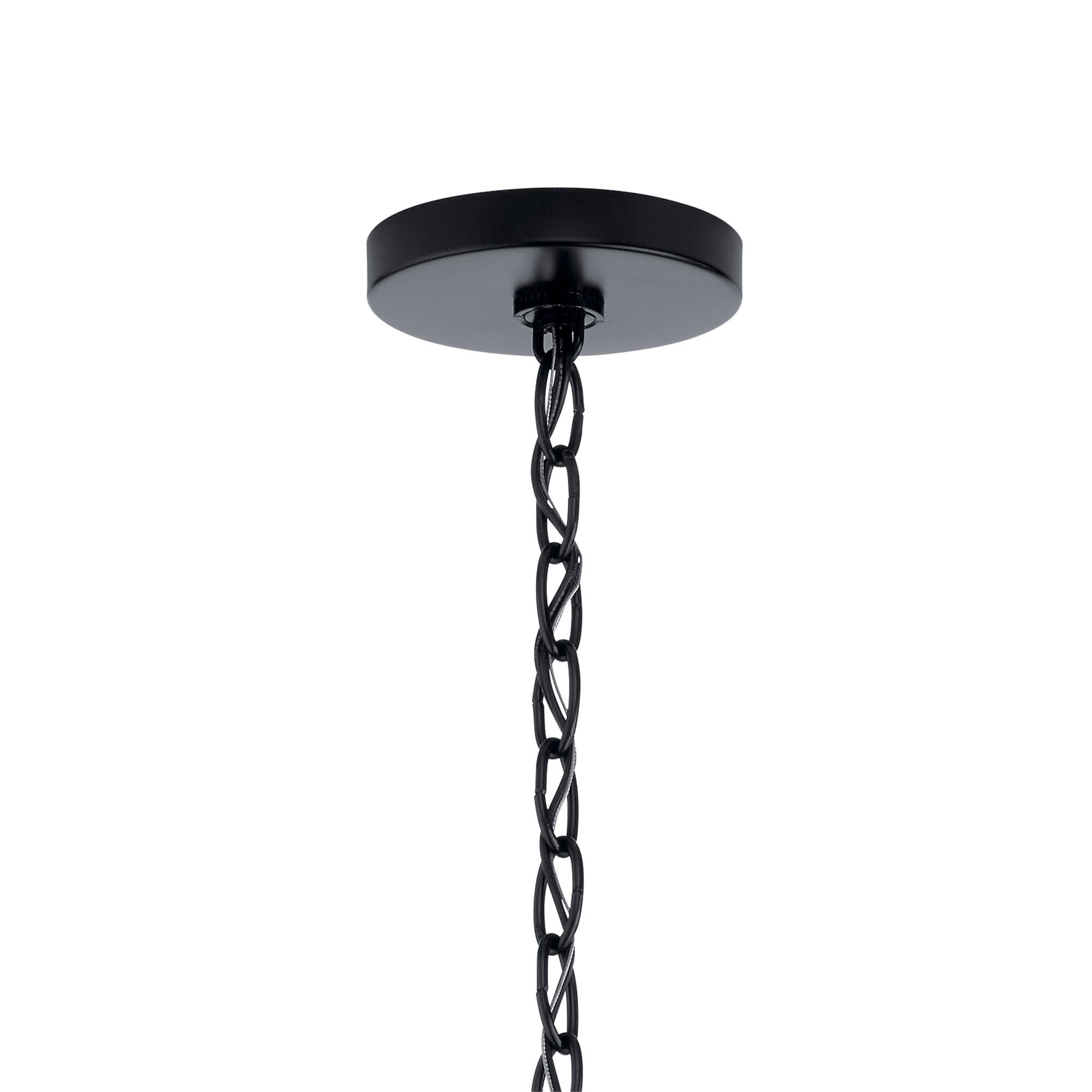 Shown in Black finish and Clear Seeded glass