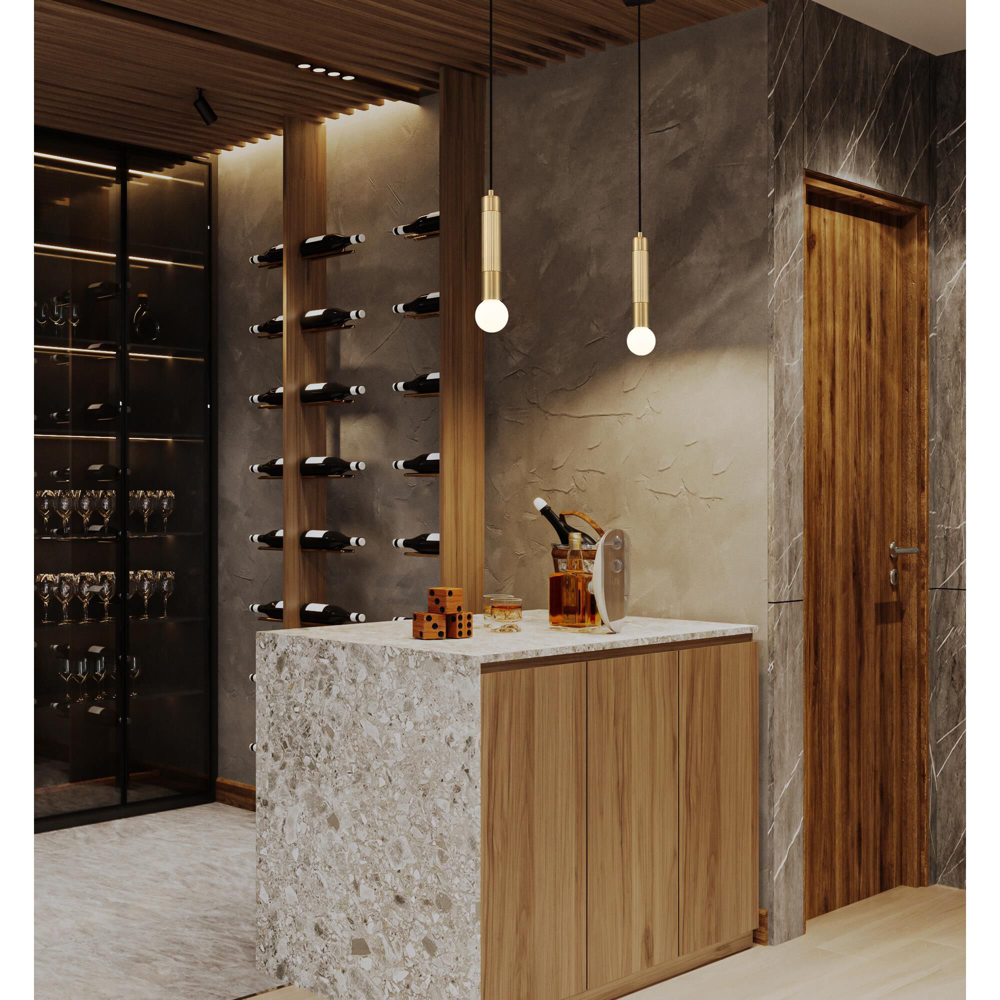 Shown in Modern Gold finish