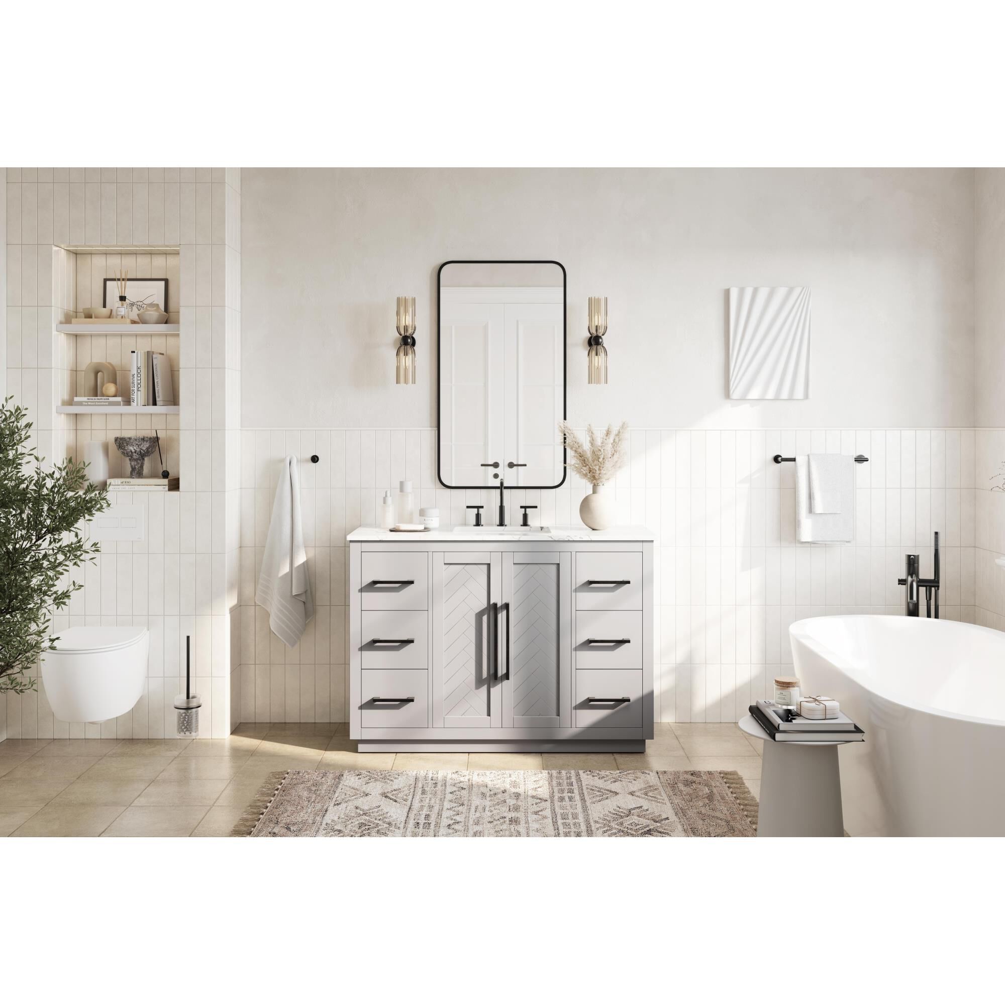 Chase 48 Inch Bath Vanity by Elegant Dcor