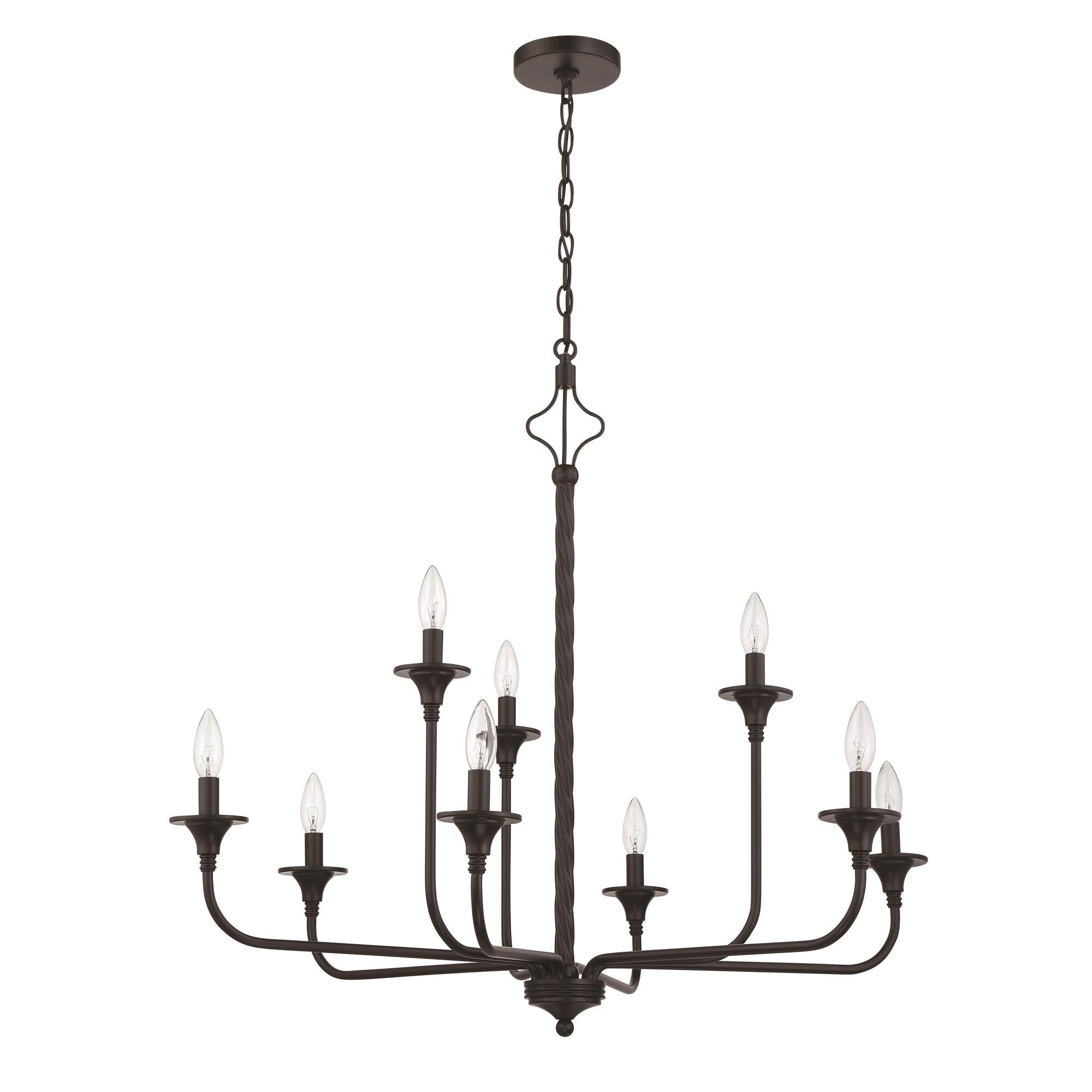 Jolenne 35 Inch 9 Light Chandelier by Craftmade