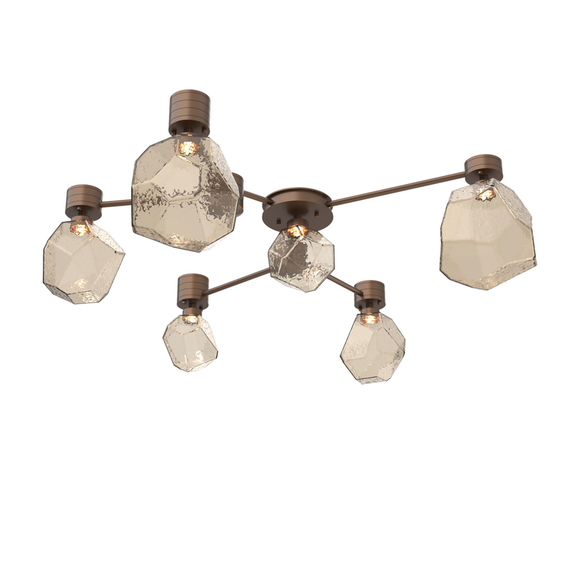 Levi Wilson Gem 38 Inch Semi Flush Mount by Hammerton Studio