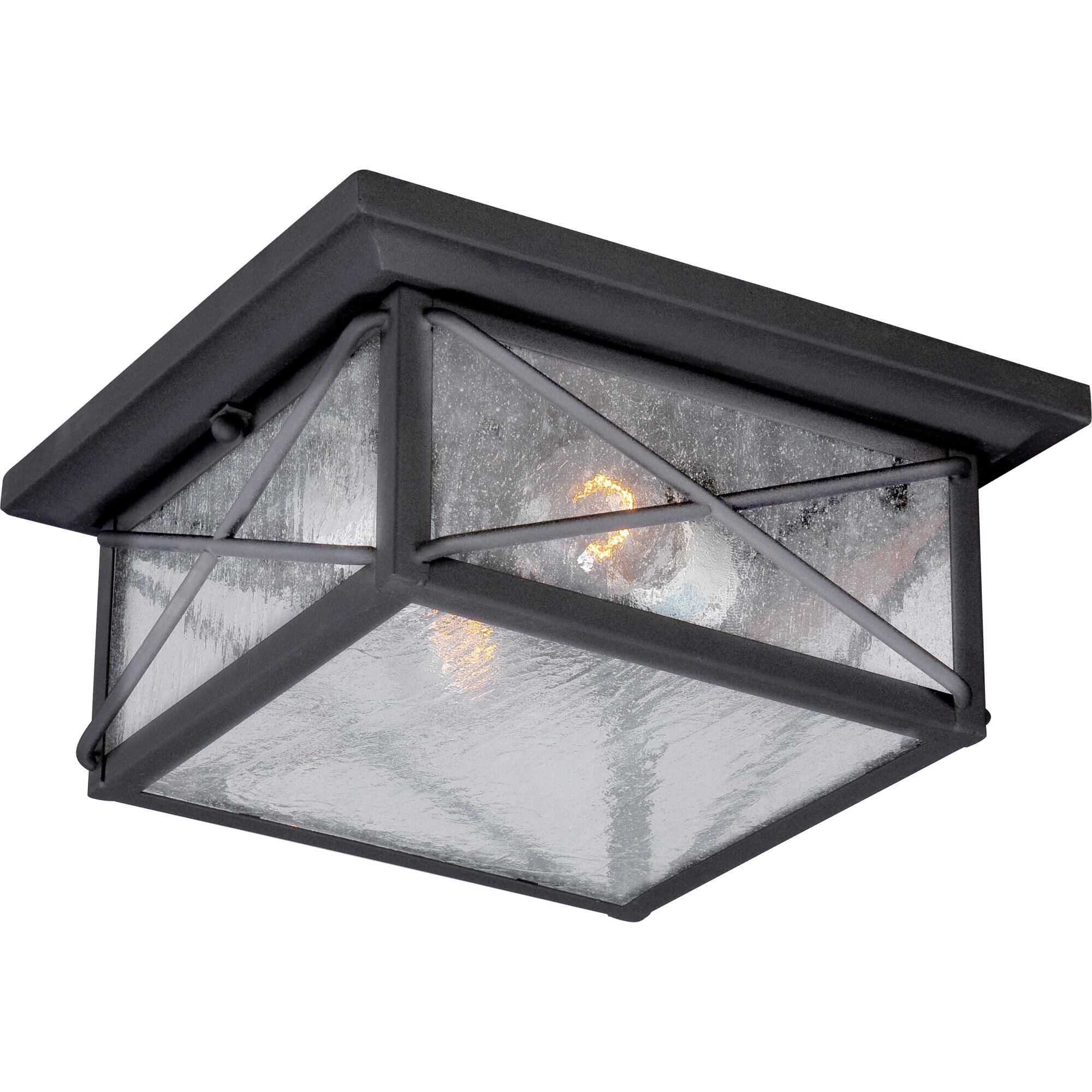 Wingate 11 Inch 2 Light Outdoor Flush Mount by Nuvo Lighting