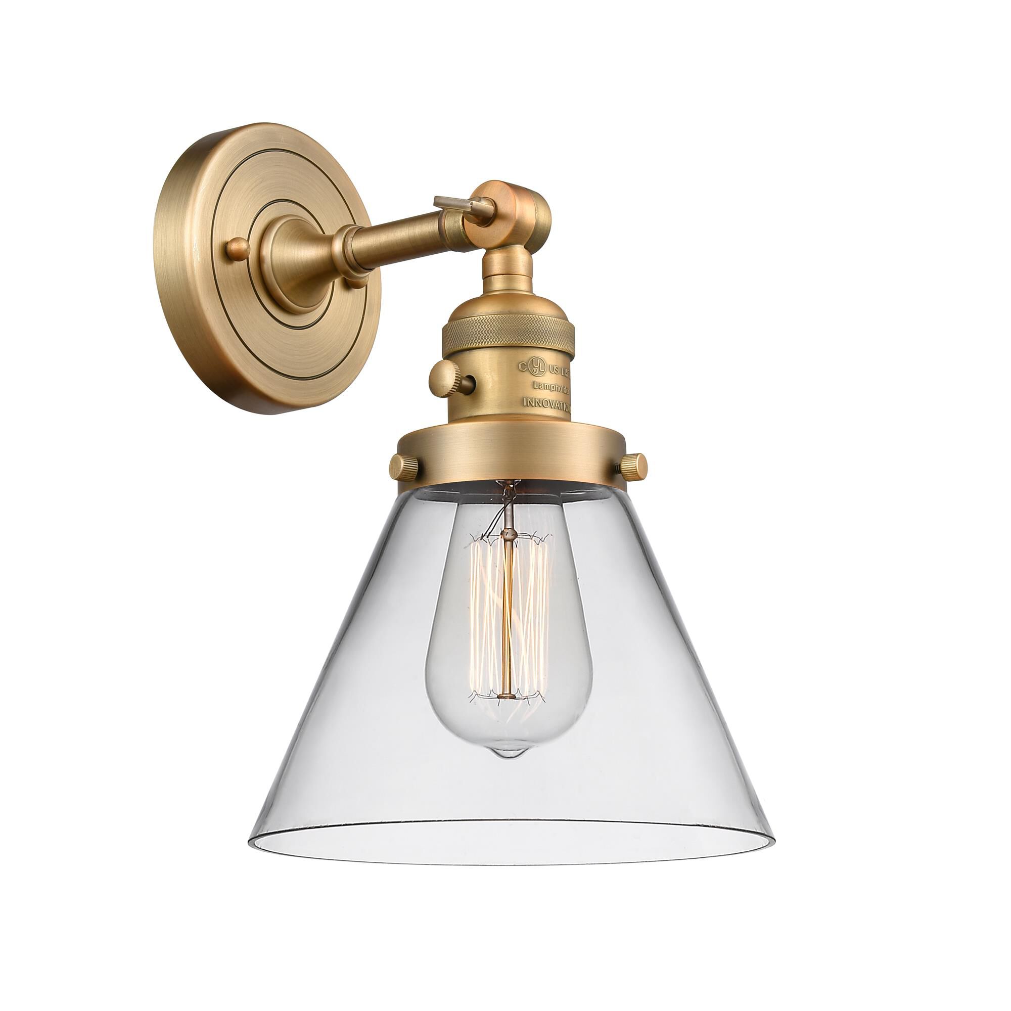 Bruno Marashlian Large Cone 10 Inch Wall Sconce by Innovations Lighting