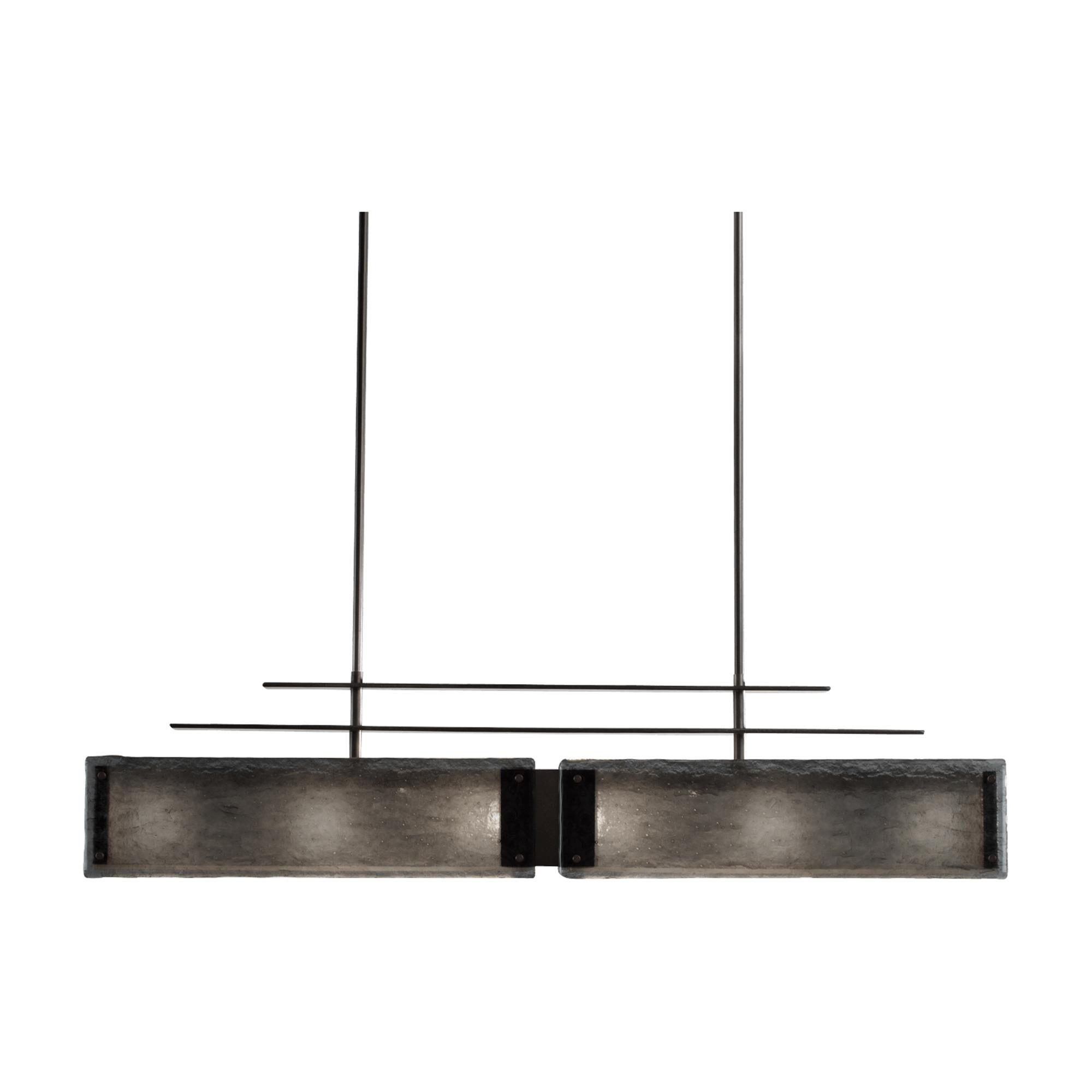 Shown in Gunmetal finish and Smoke Granite glass