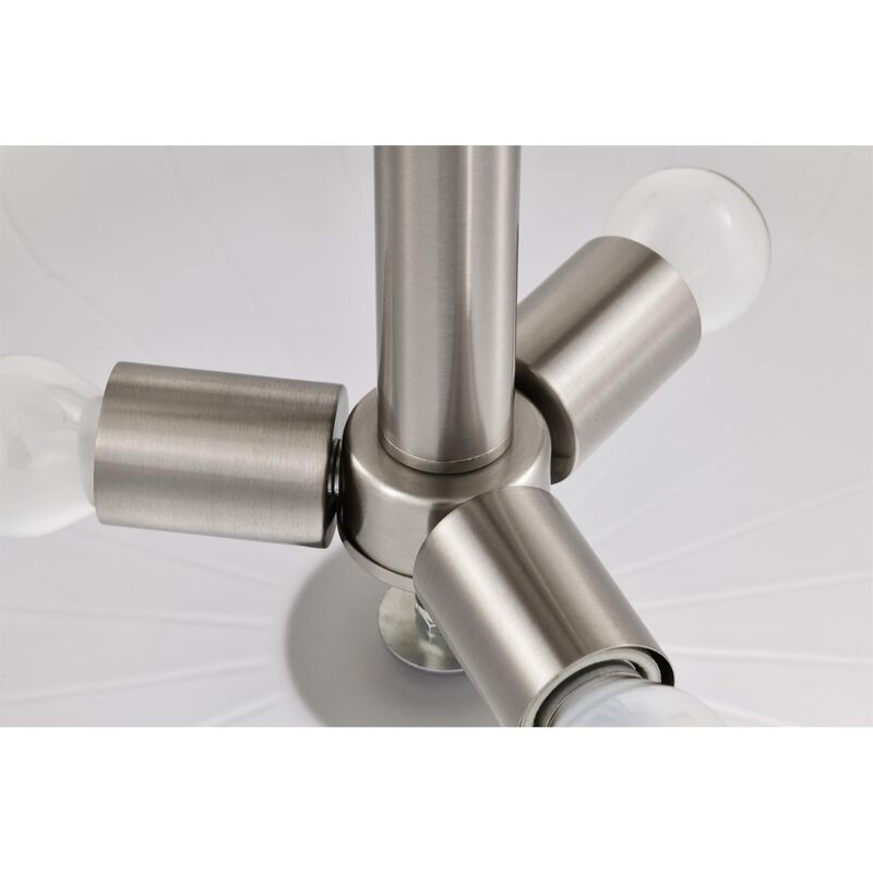 Lune 16 Inch Semi Flush Mount by Nuvo Lighting
