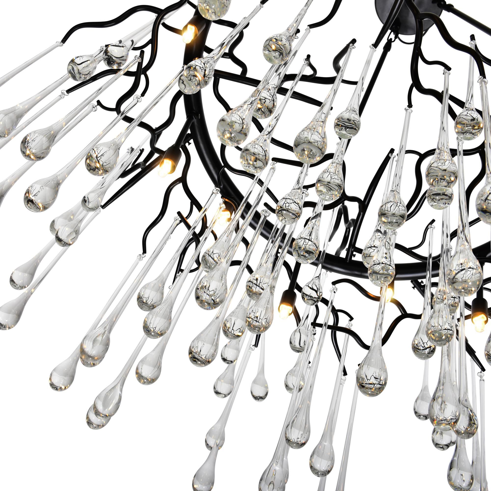 Anita 43 Inch 12 Light Chandelier by CWI Lighting