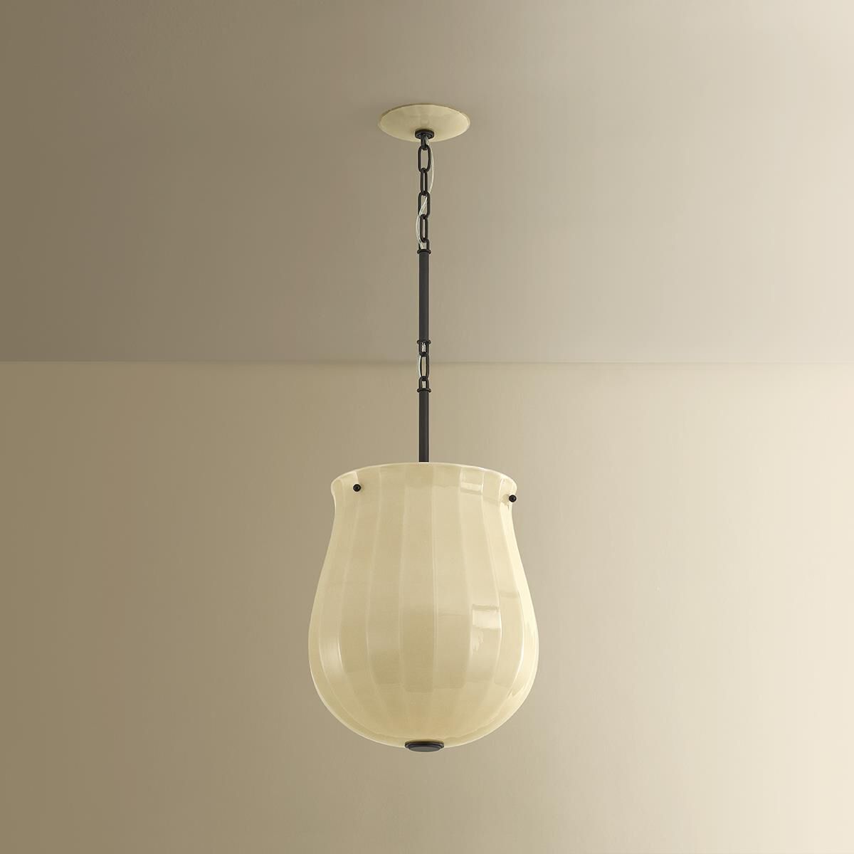 Shown in Distressed Bronze finish and Etched with Optic glass