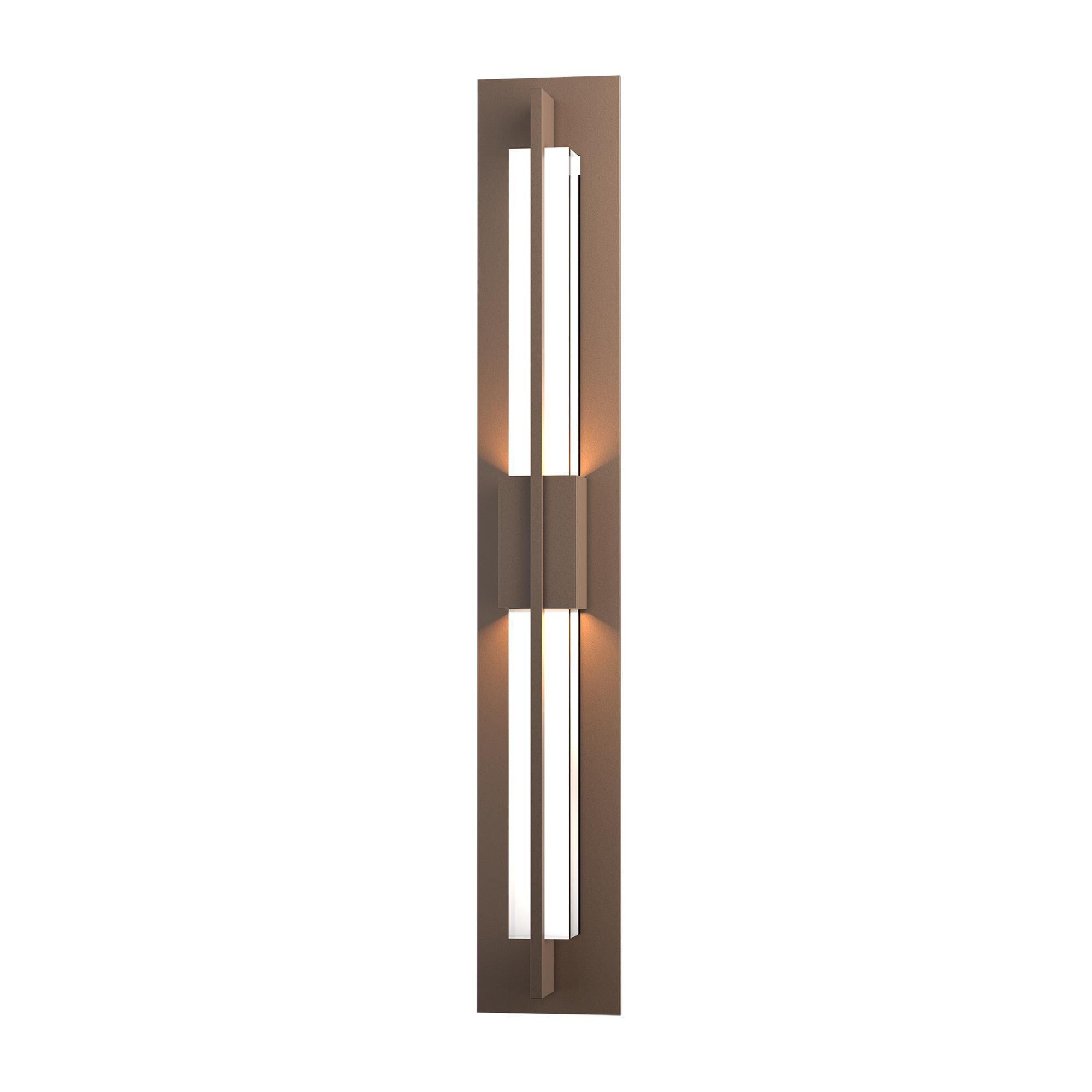 Double Axis 31 Inch Tall 2 Light LED Outdoor Wall Light by Hubbardton Forge