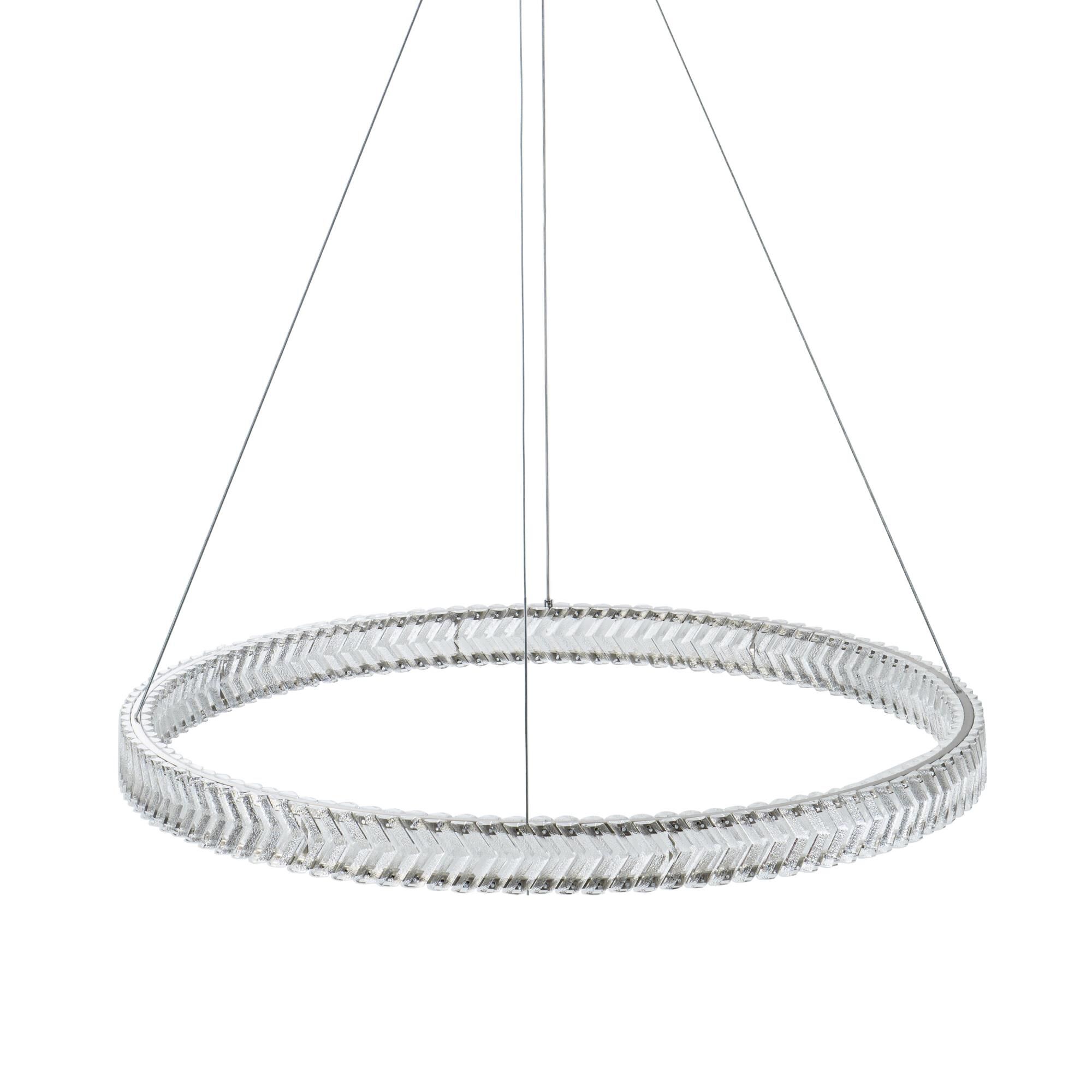 Chevron 32 Inch Chandelier by Artcraft