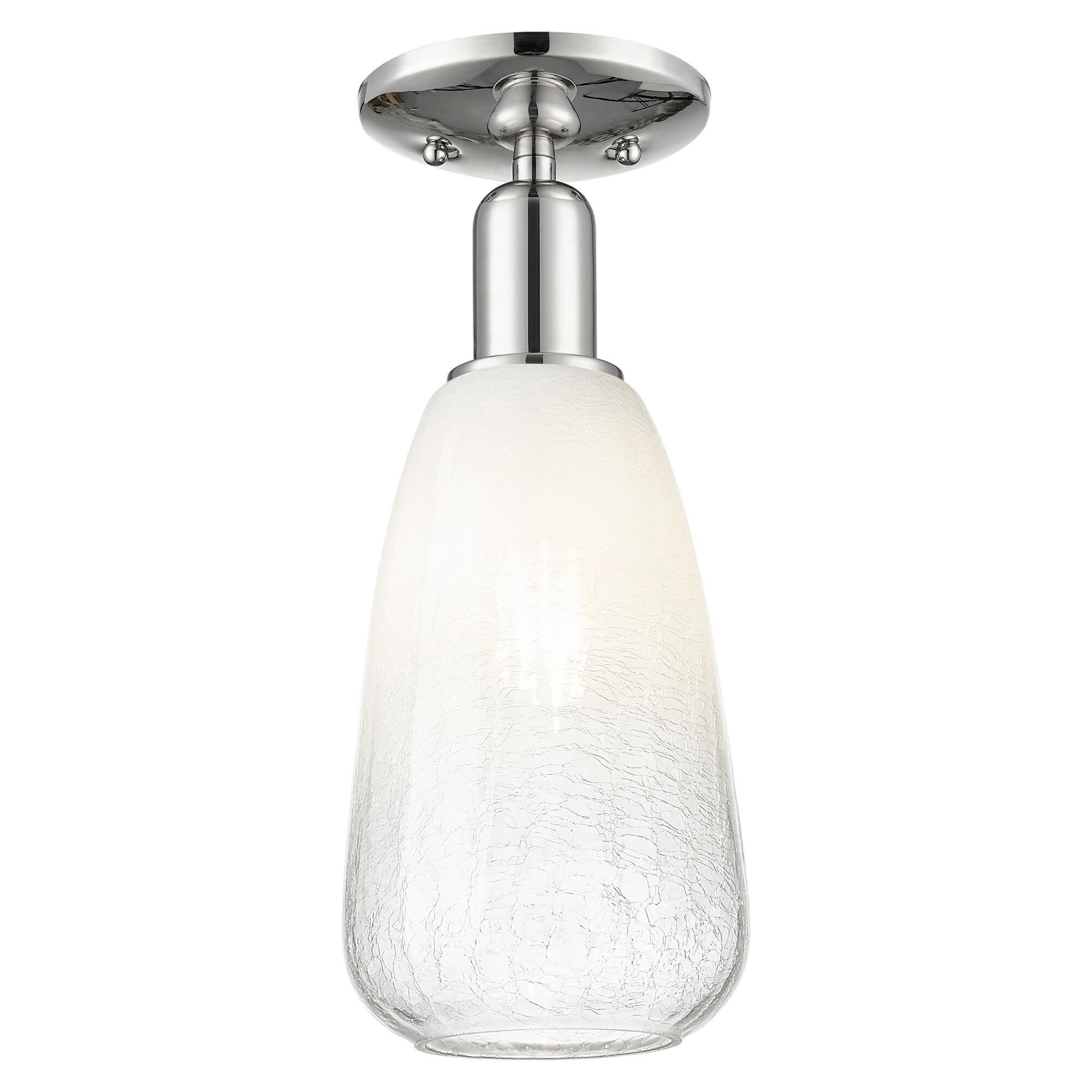 Shown in Polished Nickel finish and Opal glass