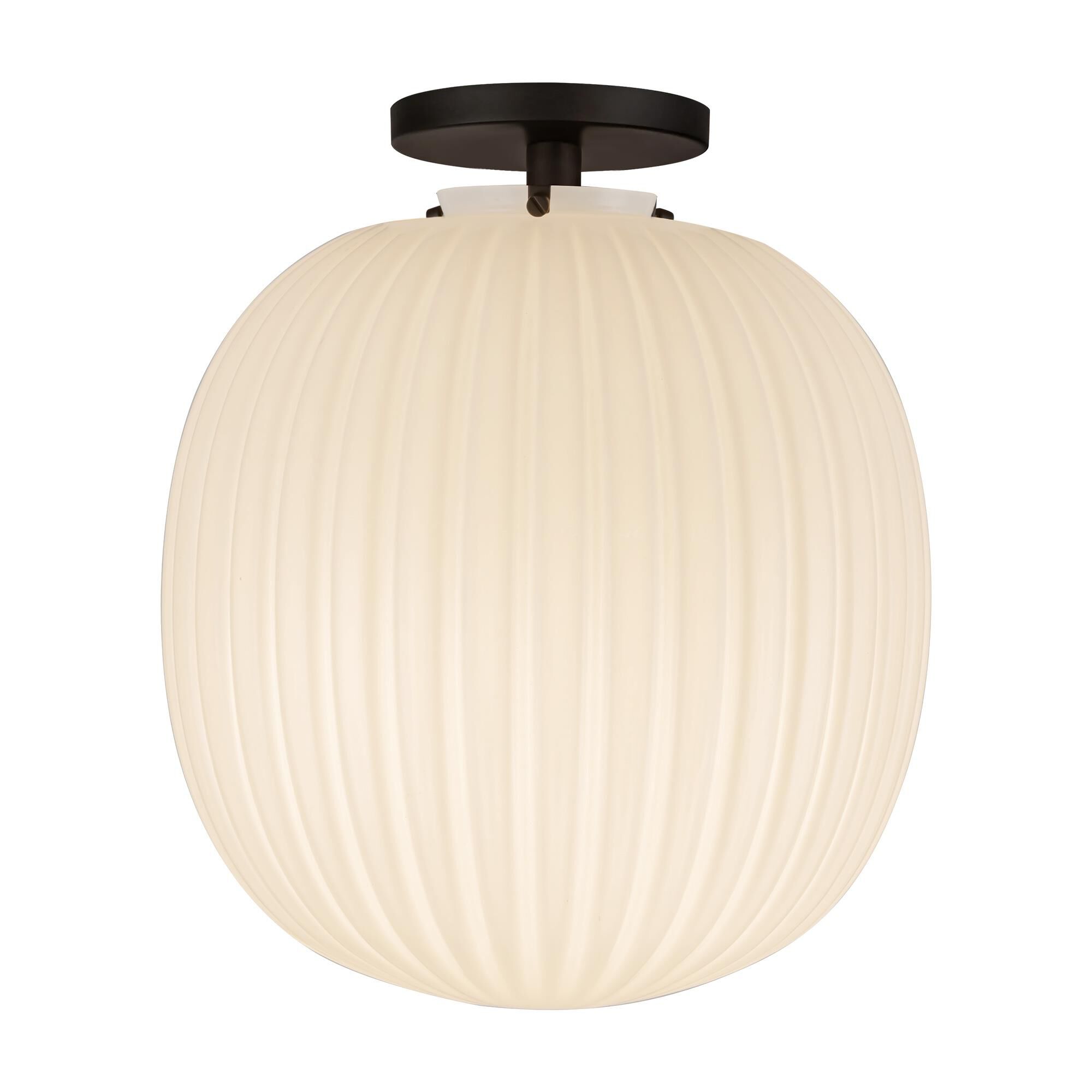 Peyton Fox Cherise 12 Inch Semi Flush Mount by Alora Mood