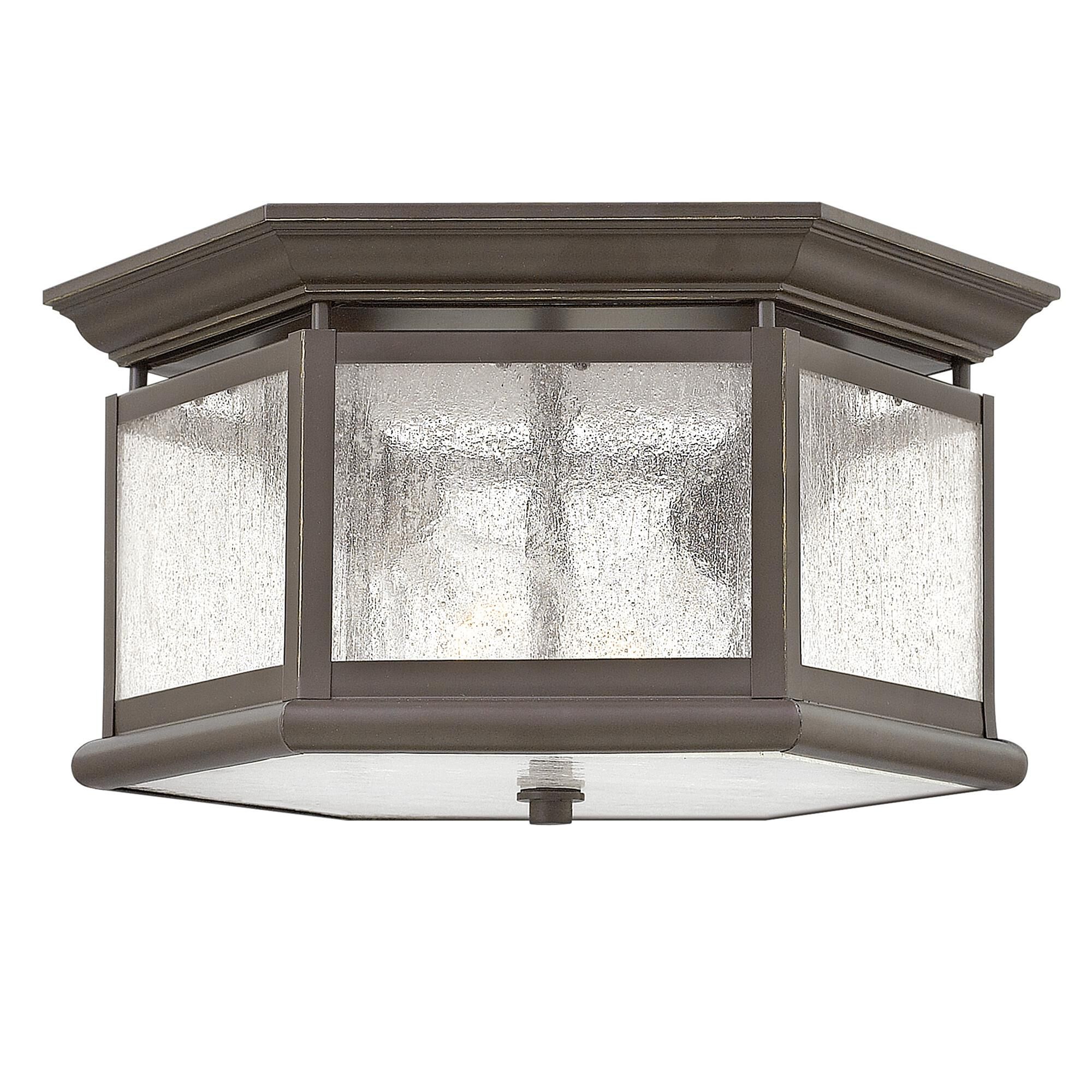 Edgewater 13 Inch 2 Light Outdoor Flush Mount,