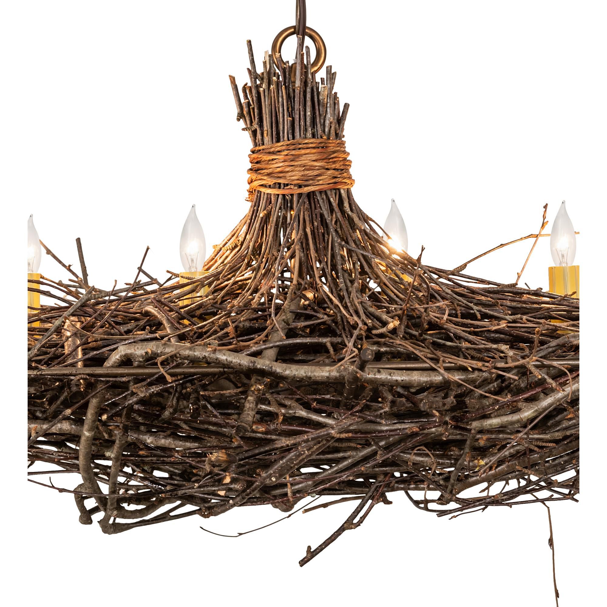 Twigs 32 Inch Large Pendant by Meyda Lighting