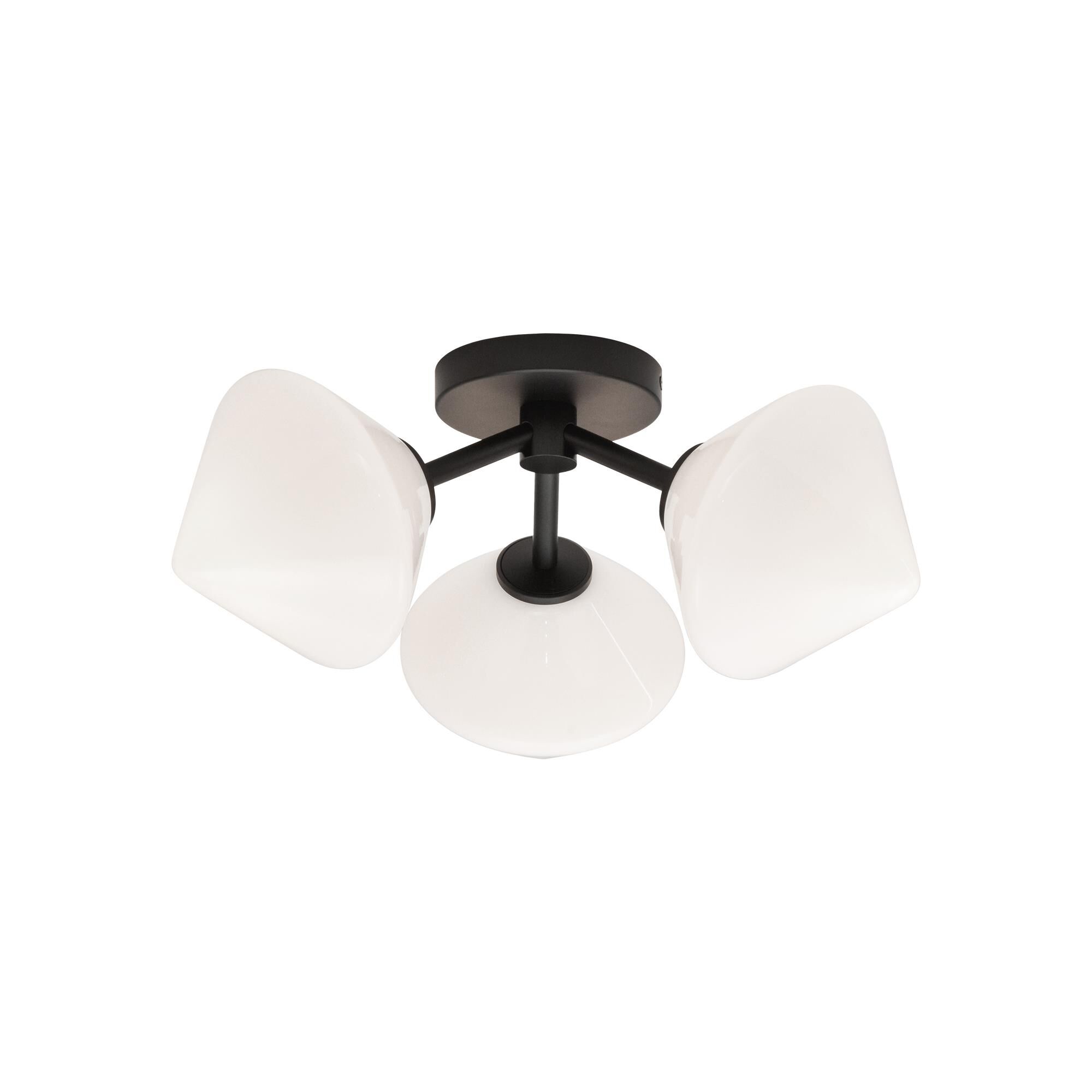 Novo 3 Light Flush Mount by Matteo Lighting