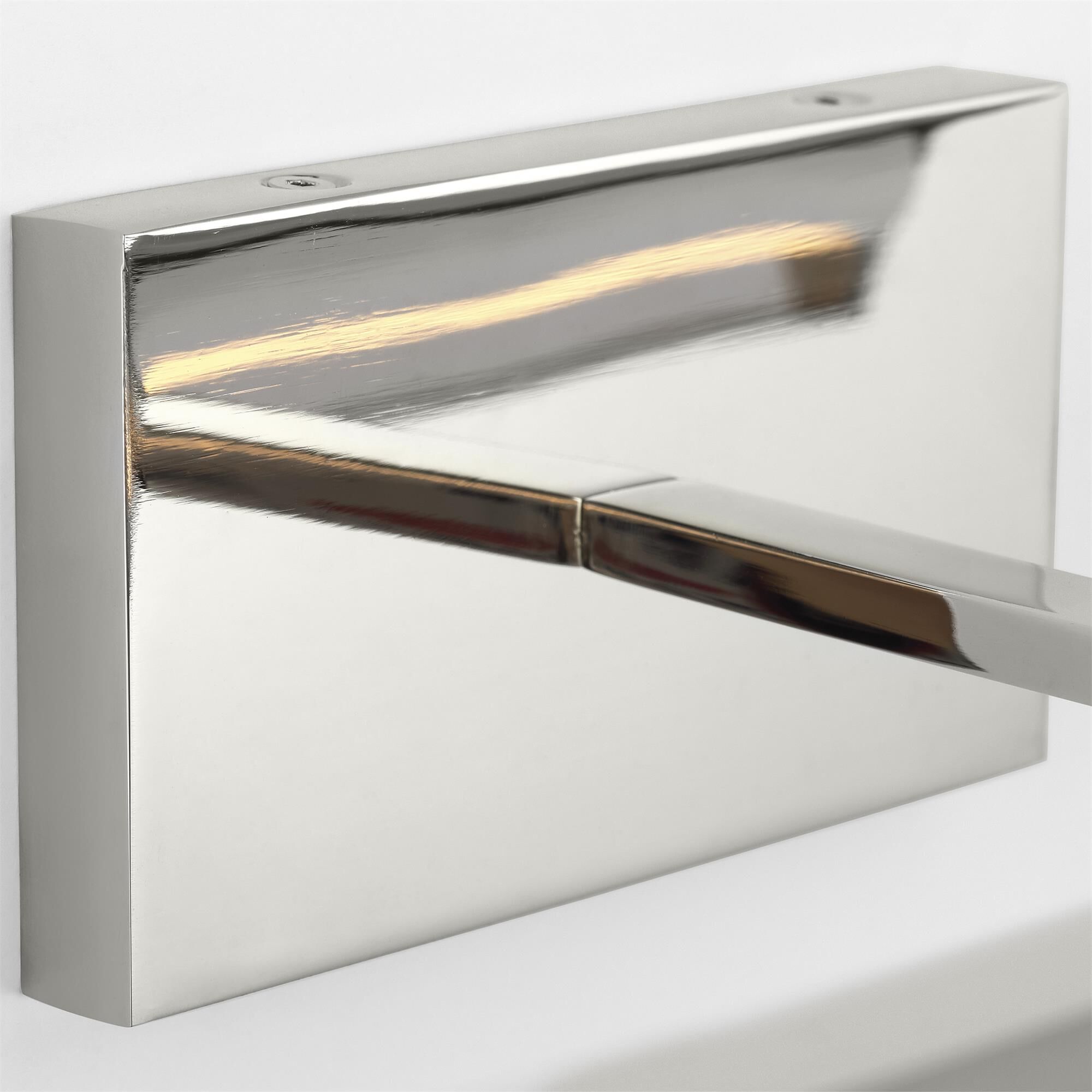 Shown in Polished Nickel finish and Brass shade
