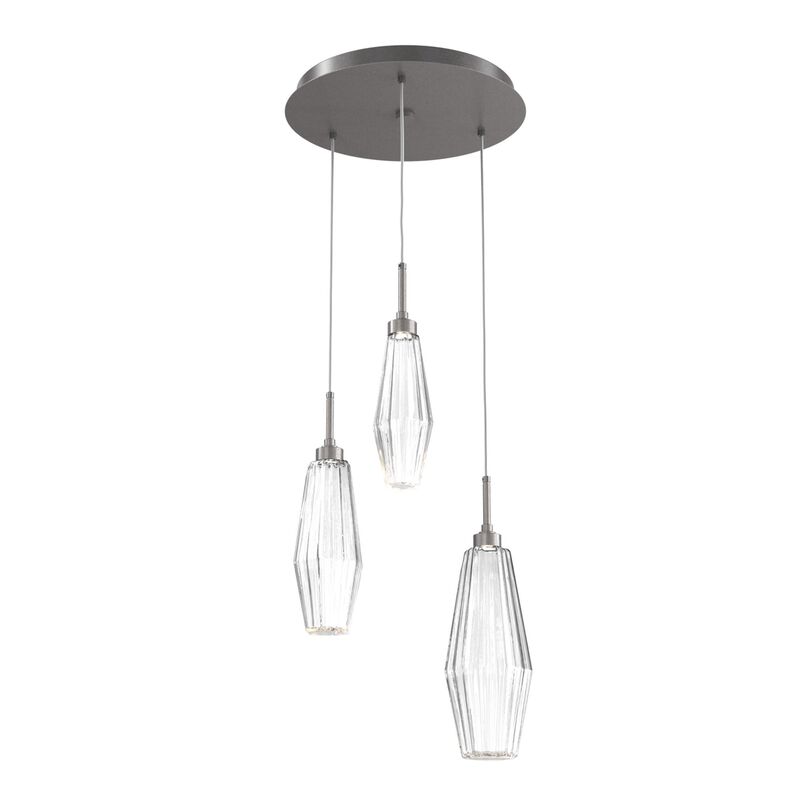 Aalto 17 Inch 3 Light Multi Light Pendant by Hammerton Studio