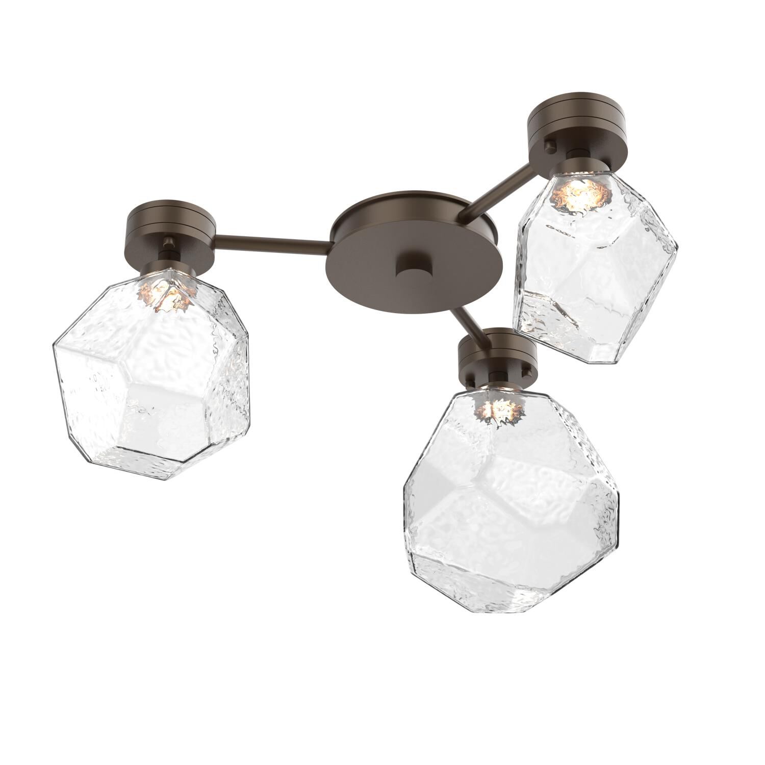 Levi Wilson Gem 24 Inch Semi Flush Mount by Hammerton Studio