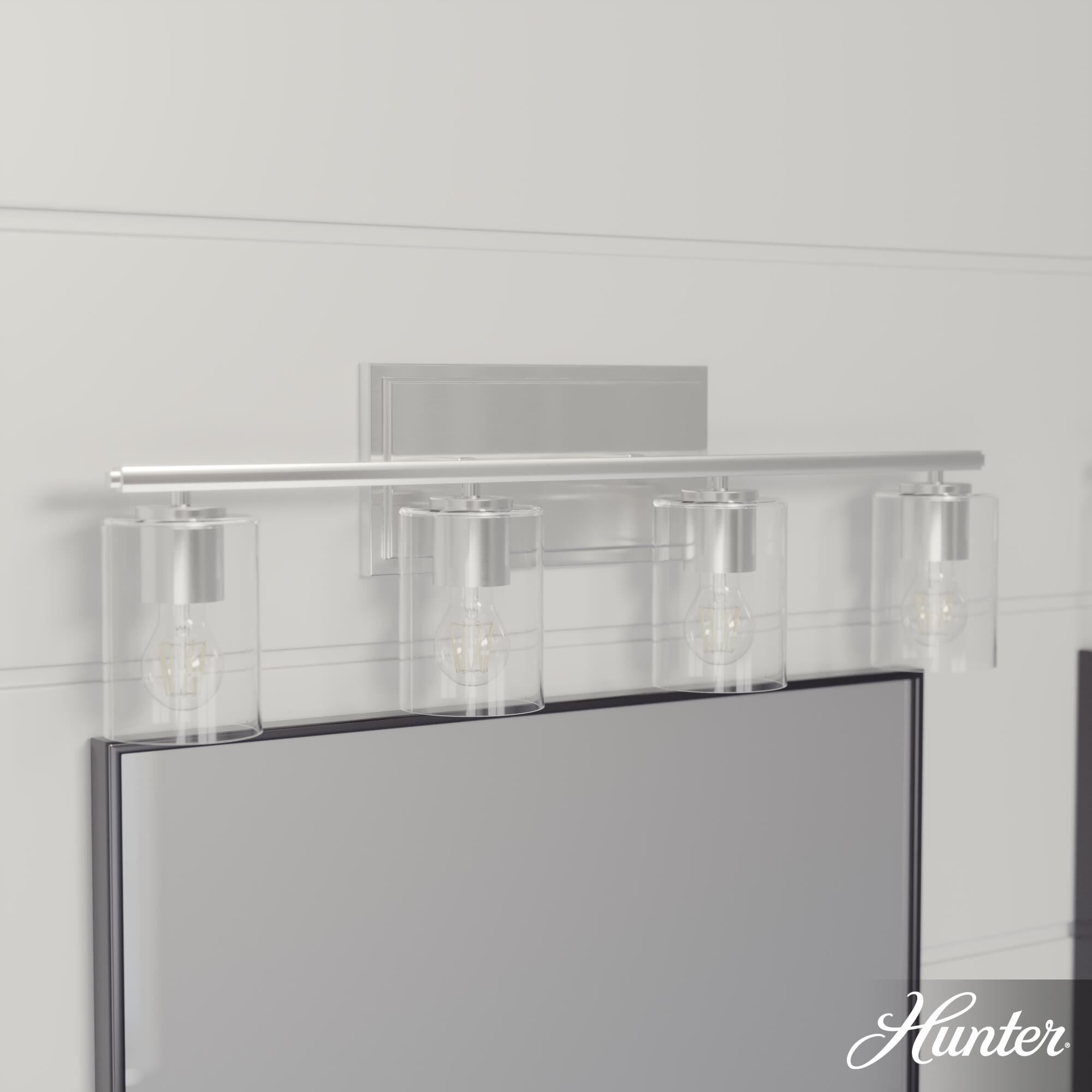 Van Nuys 14 Inch 2 Light Bath Vanity Light by Hunter Fan