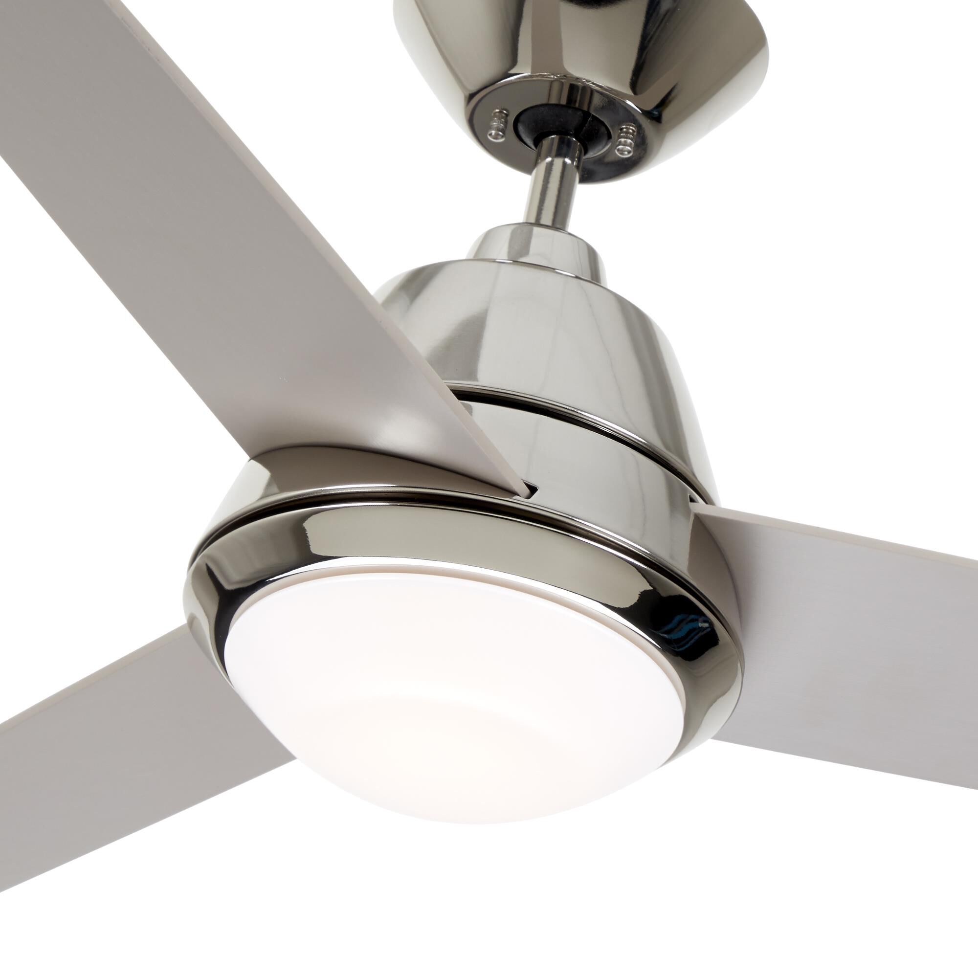 Shown in Polished Nickel finish and Opal Matte glass
