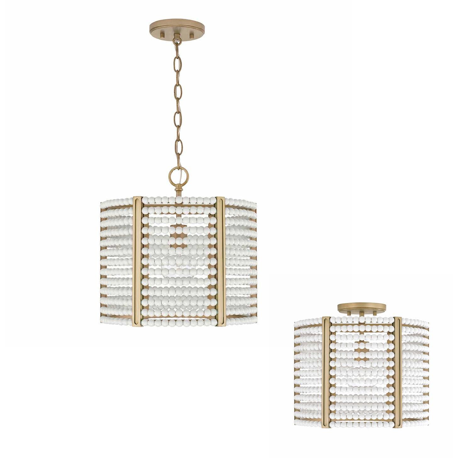 Brynn 14 Inch 1 Light Semi Flush Mount by Capital Lighting Fixture Company