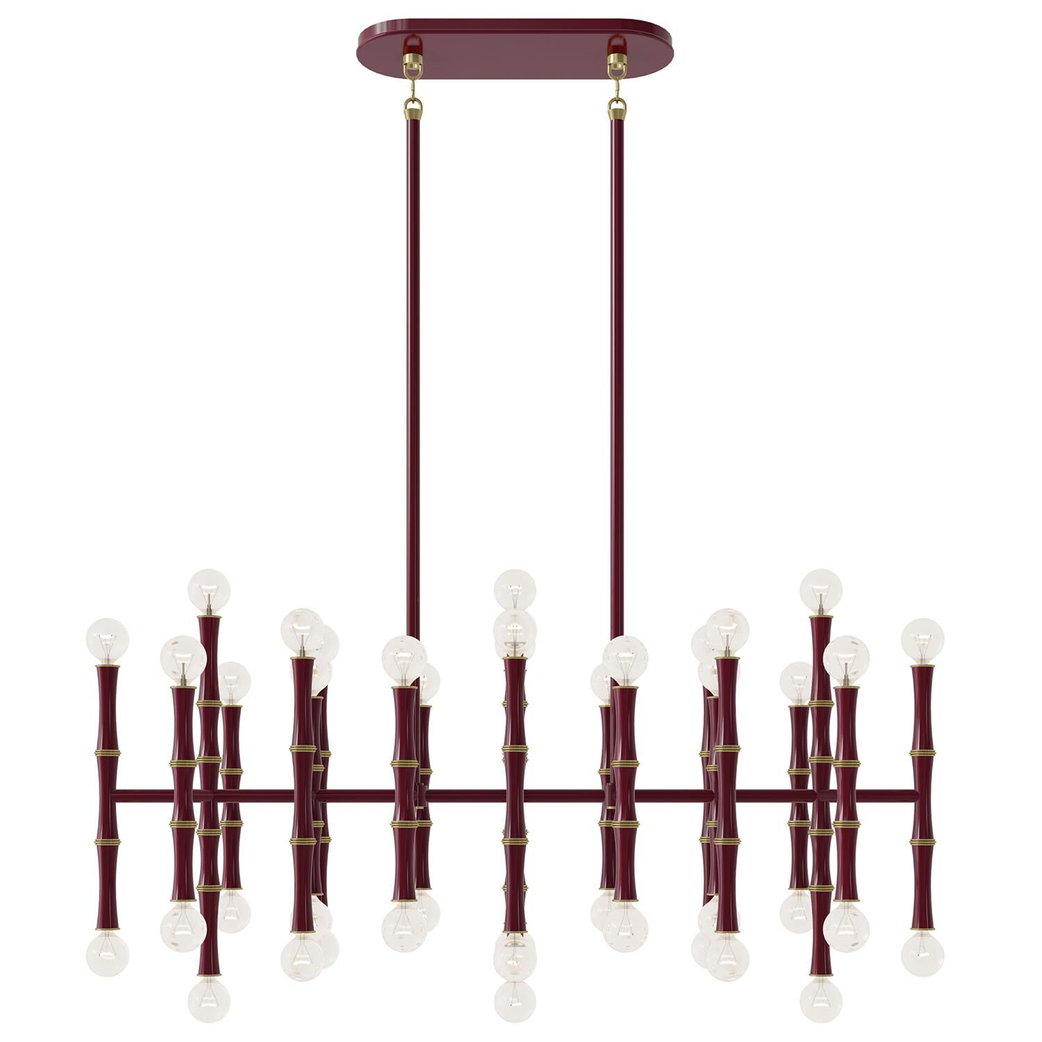 Shown in Sugar Plum finish and Modern Brass accent