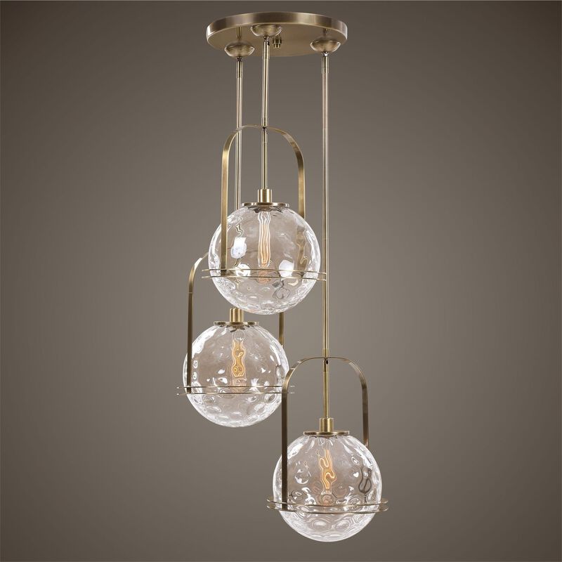 Kalizma Home Mimas 24 Inch 3 Light Multi Light Pendant by Uttermost