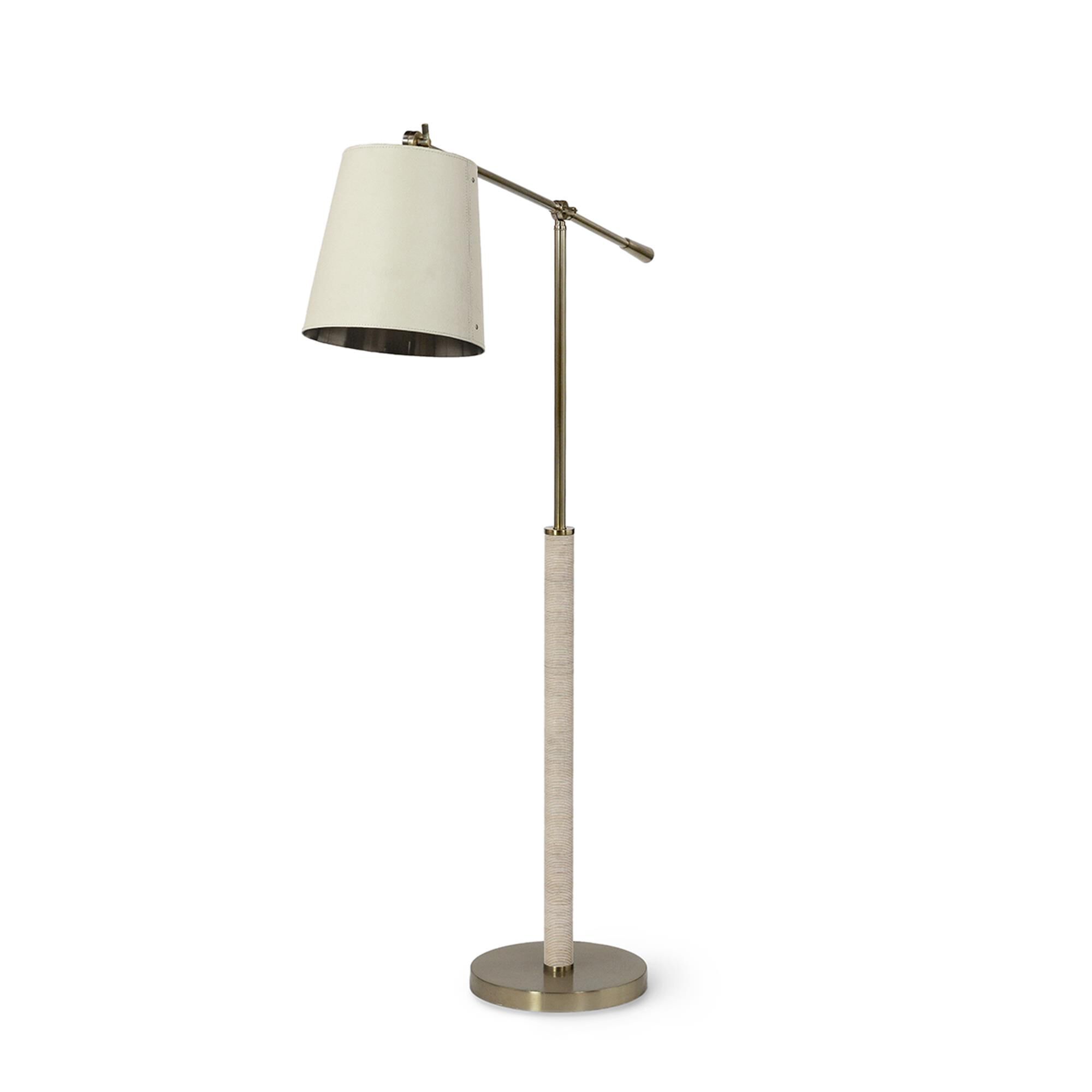 Shown in Champagne with Brass finish