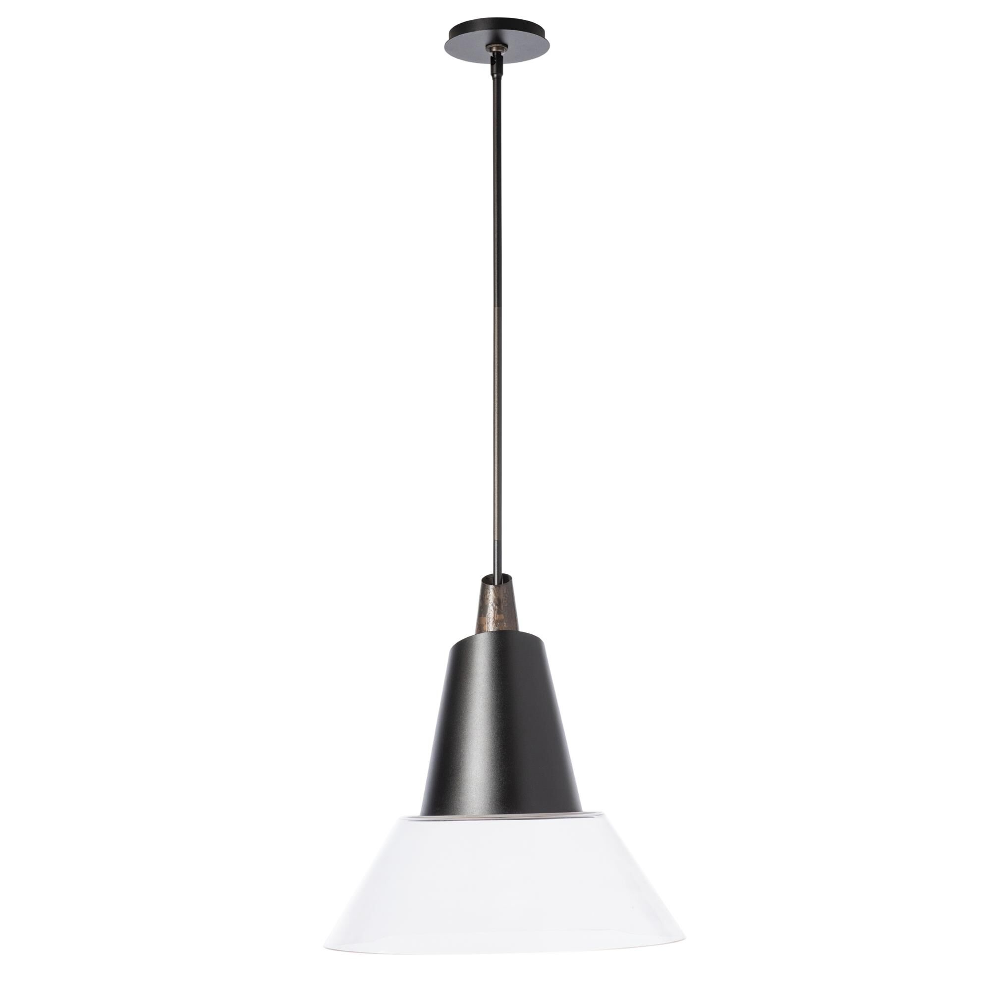 Shown in Black finish and Clear glass and Dark Smoke accent