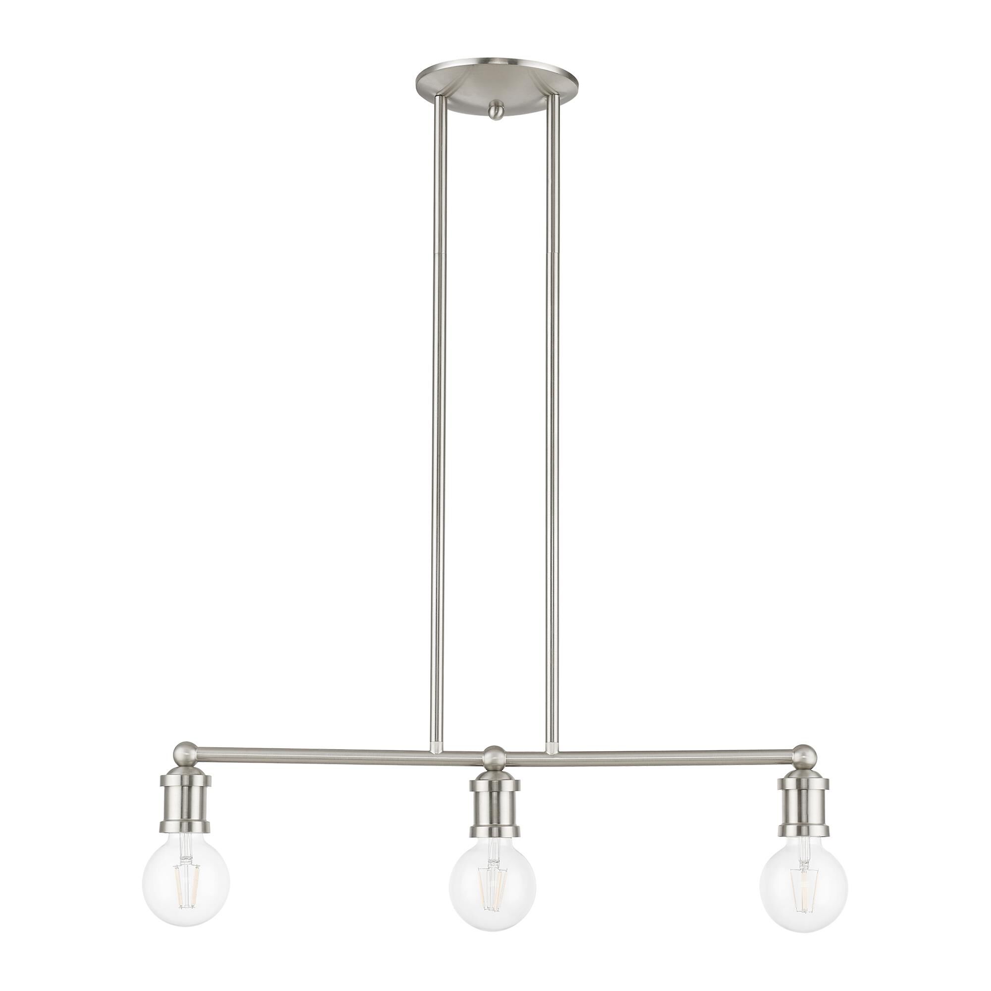 Lansdale 24 Inch 3 Light Linear Suspension Light by Livex Lighting