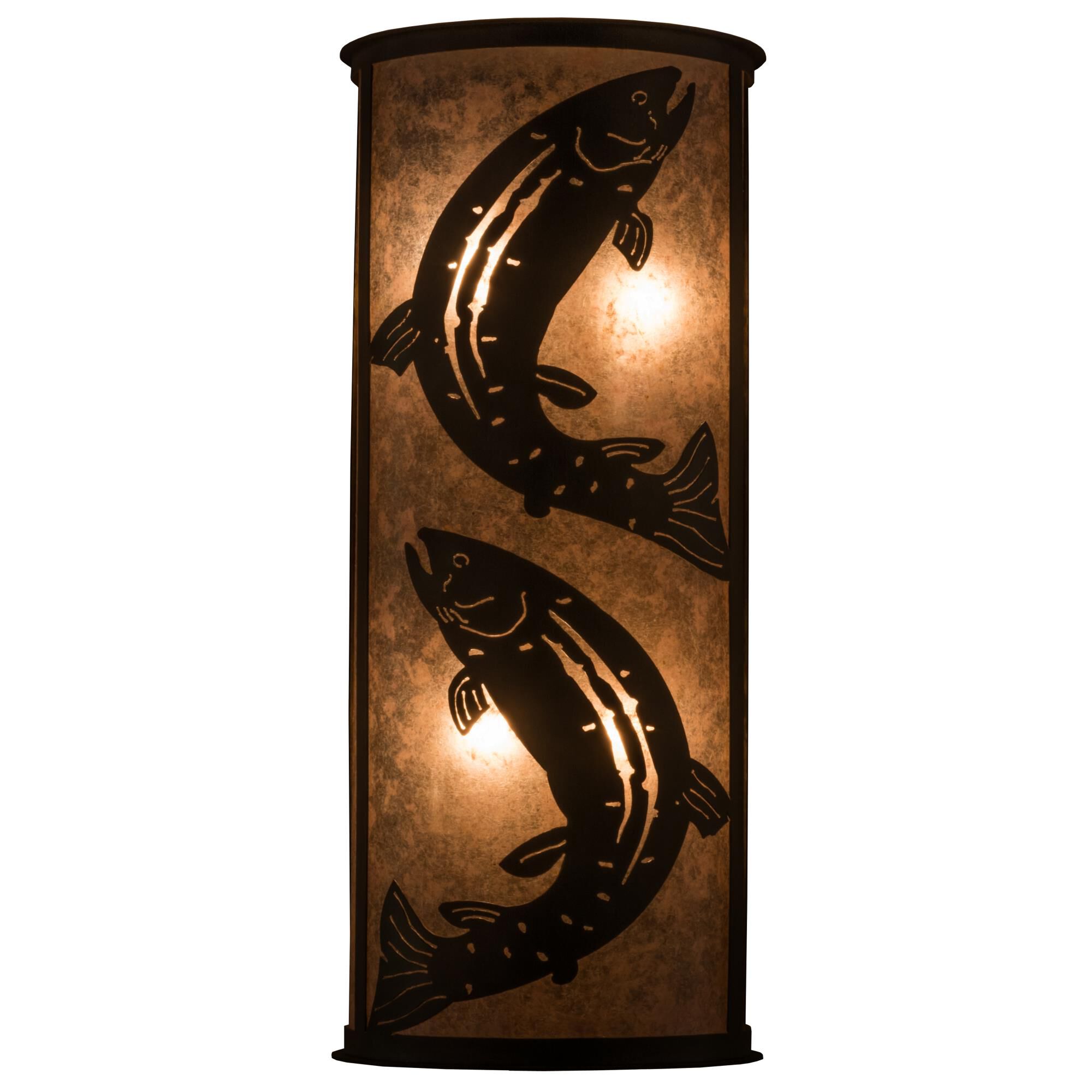 Leaping Trout 30 Inch Wall Sconce by Meyda Lighting