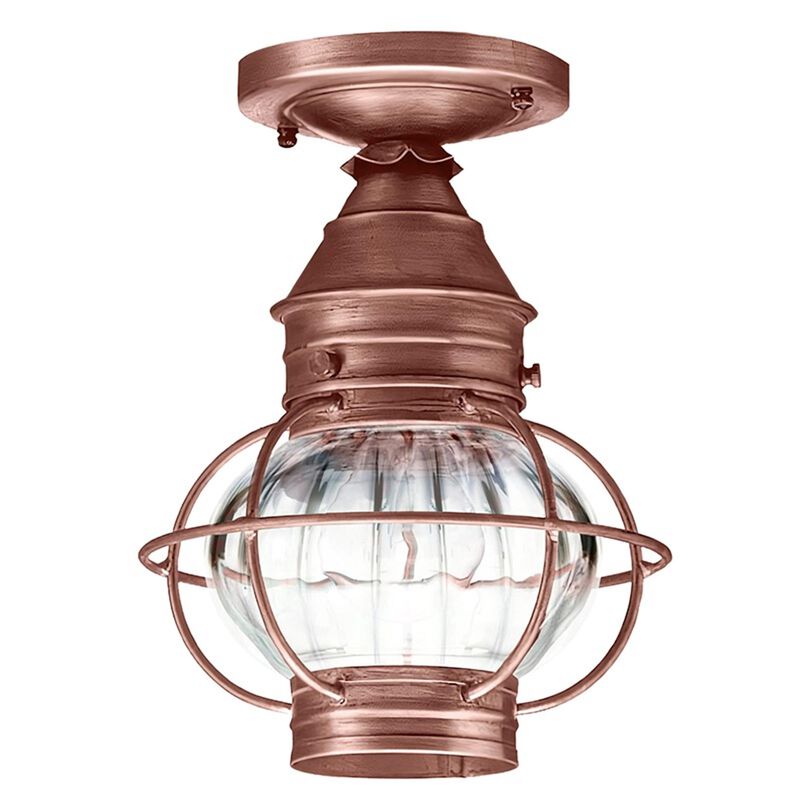 Onion 8 Inch Outdoor Flush Mount by Northeast Lantern