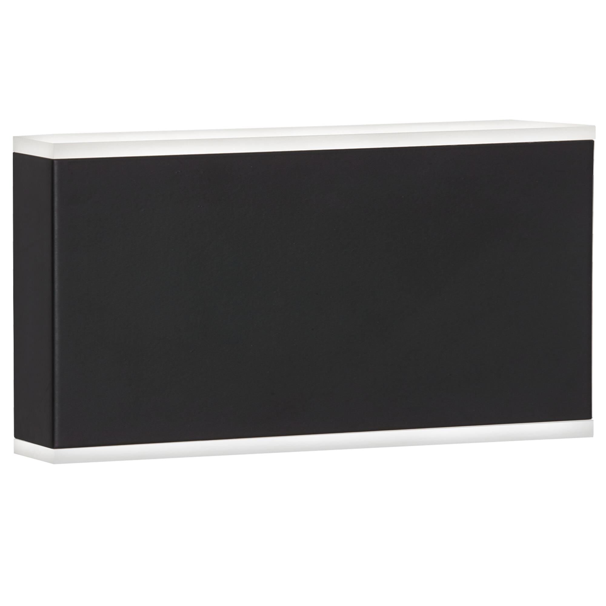 Shown in Matte Black finish and White shade