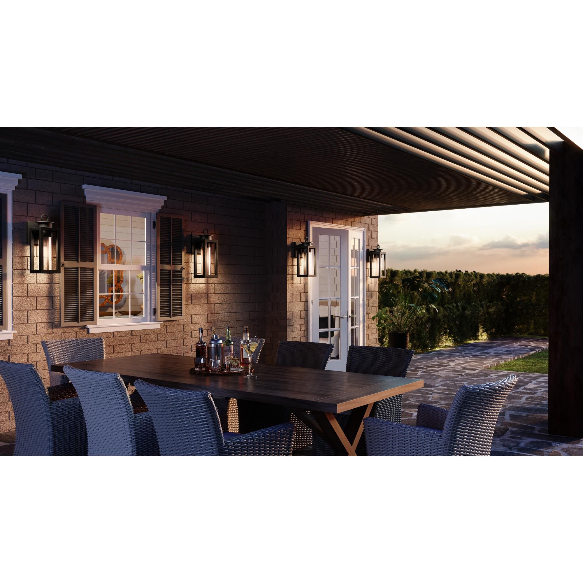 Quoizel Donegal 18 Inch Tall Outdoor Wall Light